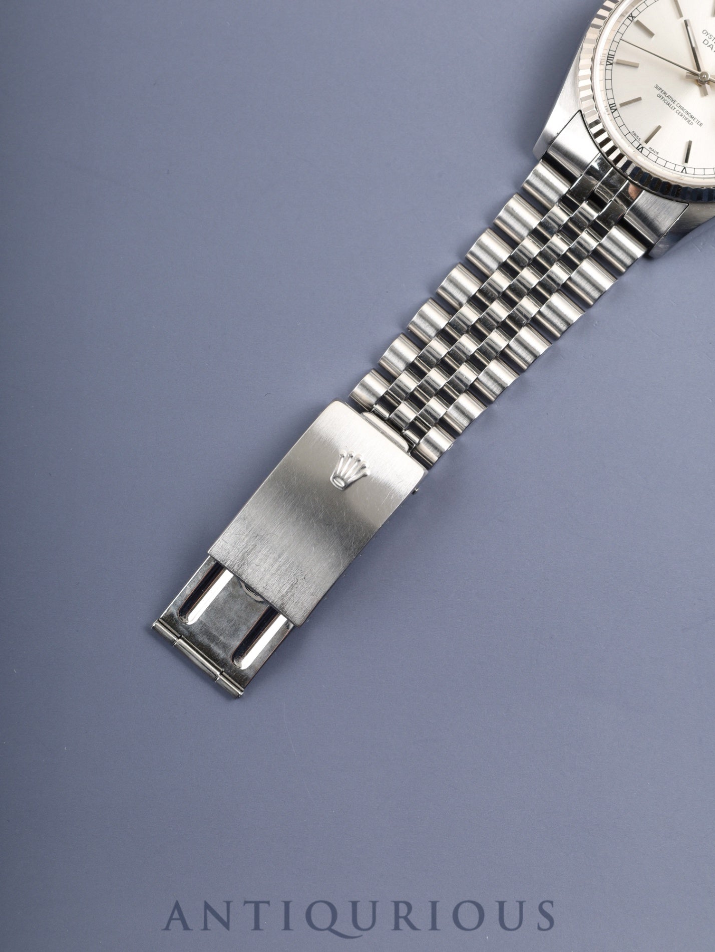 Rolex Datejust 16234 Automatic Caliber 3135 Stainless Steel/White Steel Silver Dial K Series (2001) Overhauled