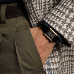 カルティエ マストタンク LM 6 81006 クォーツ Cal.- SV925 革 純正尾錠(GP) グレー飛びローマン文字盤  1982年頃~1995年頃 カルティエブティックにてコンプリートサービス(フルメンテナンス)済み 新品仕上げ済み