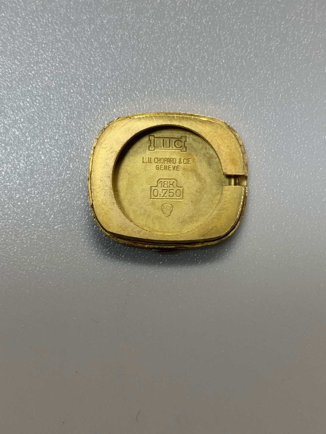 ショパール ジュエリーウォッチ 5028/1 手巻き Cal.4520(Felsa S.A.)750YG 750YG ジェダイト文字盤 オーバーホール済み