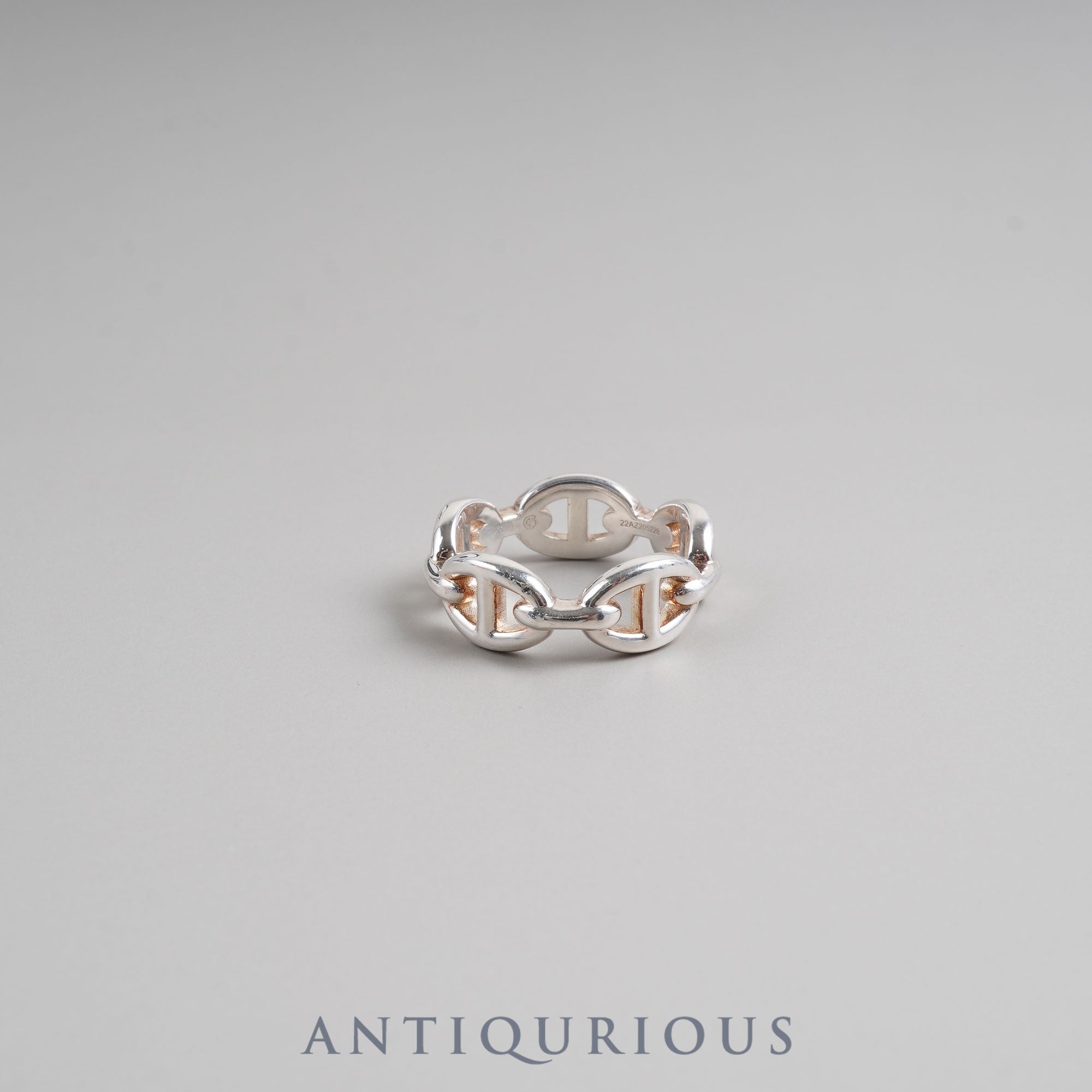 Hermes Ring Chaine d'Ancre Anchaine #55 AG925 Box Certificate
