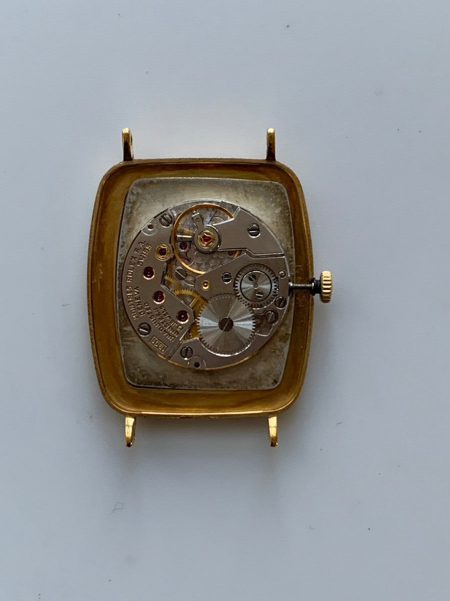 ロレックス チェリーニ 4087 手巻き Cal.1601 750 革 純正尾錠(GP) グレーグラデーション文字盤 69番台(1981年)オーバーホール済み