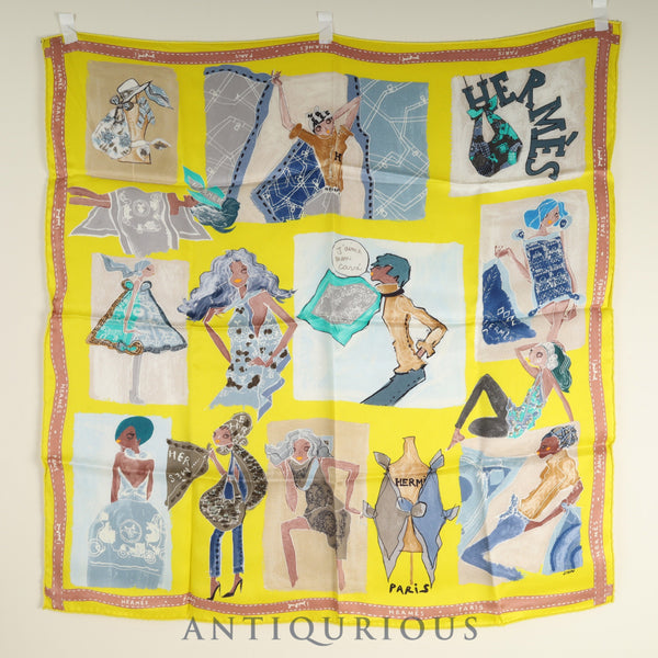 エルメス スカーフ カレ70 カレ大好き! SILK100%