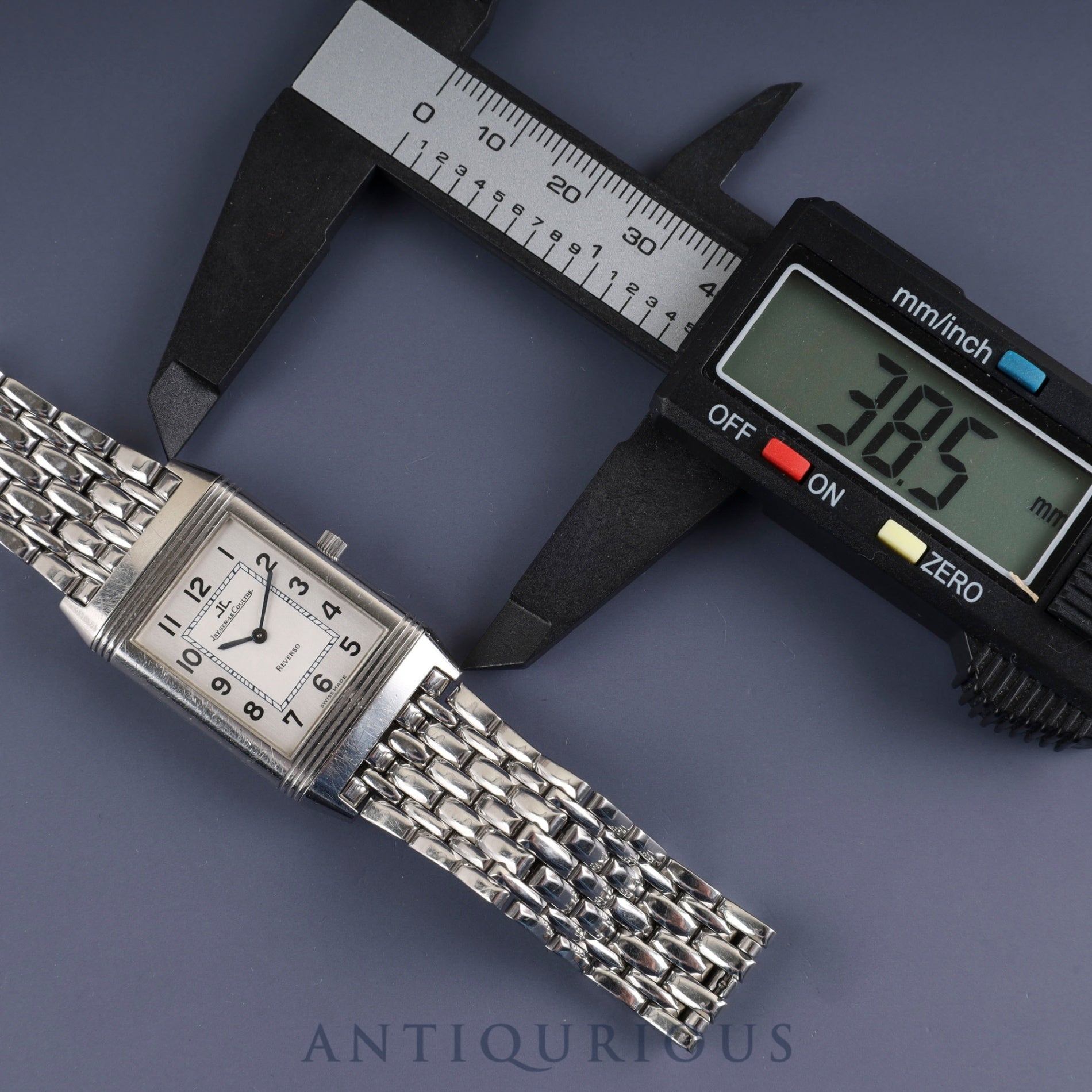 Jaeger-LeCoultre Reverso Classic Q2508120 / 250.8.86 Manual winding Cal.846/1 SS SS Silver dial Box Case Booklet Warranty (1997) Overhauled