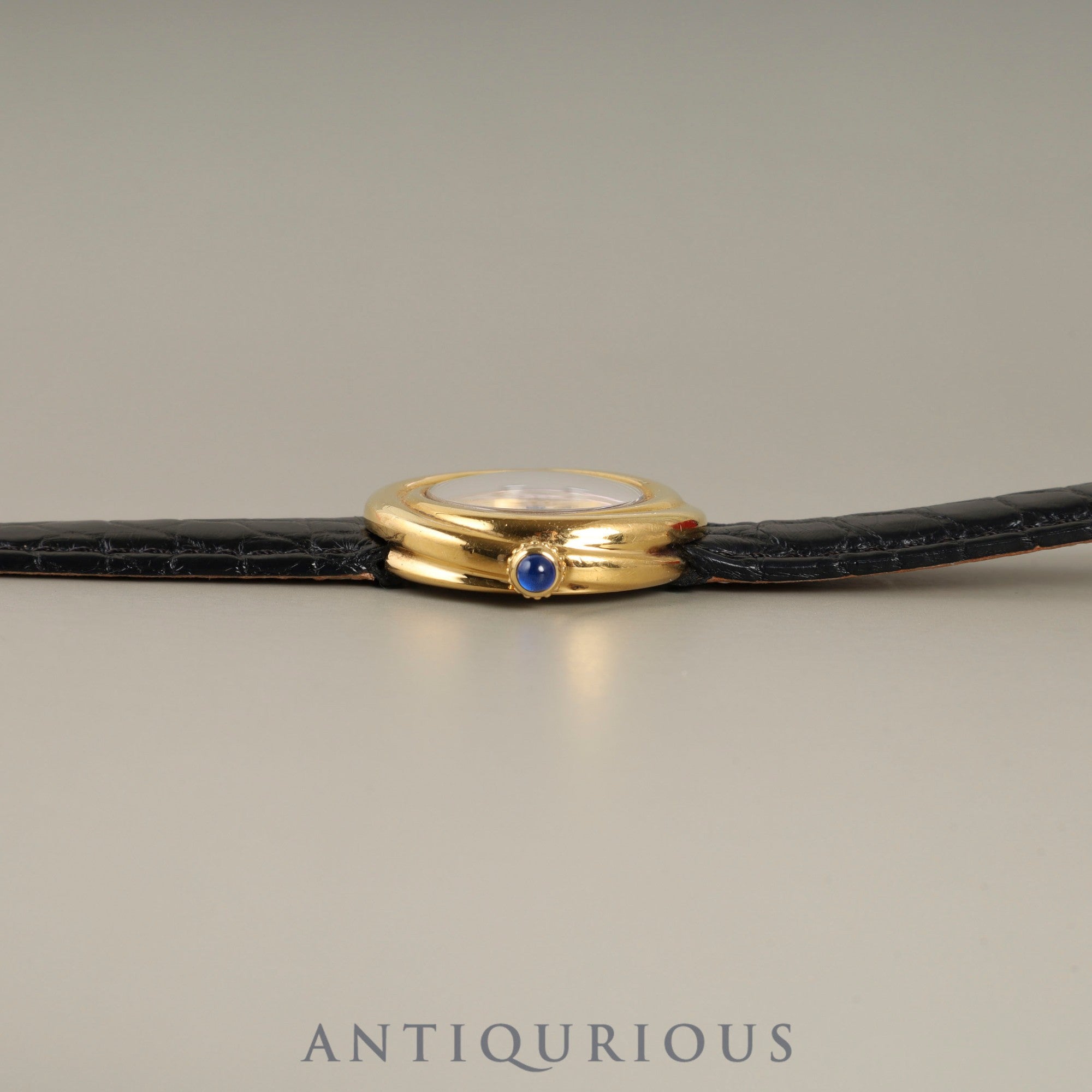 カルティエ マストトリニティ W1010844/2735 クォーツ Cal.157.06 SV925 革 純正Dバックル(GP) ホワイト文字盤 箱 オーバーホール済み