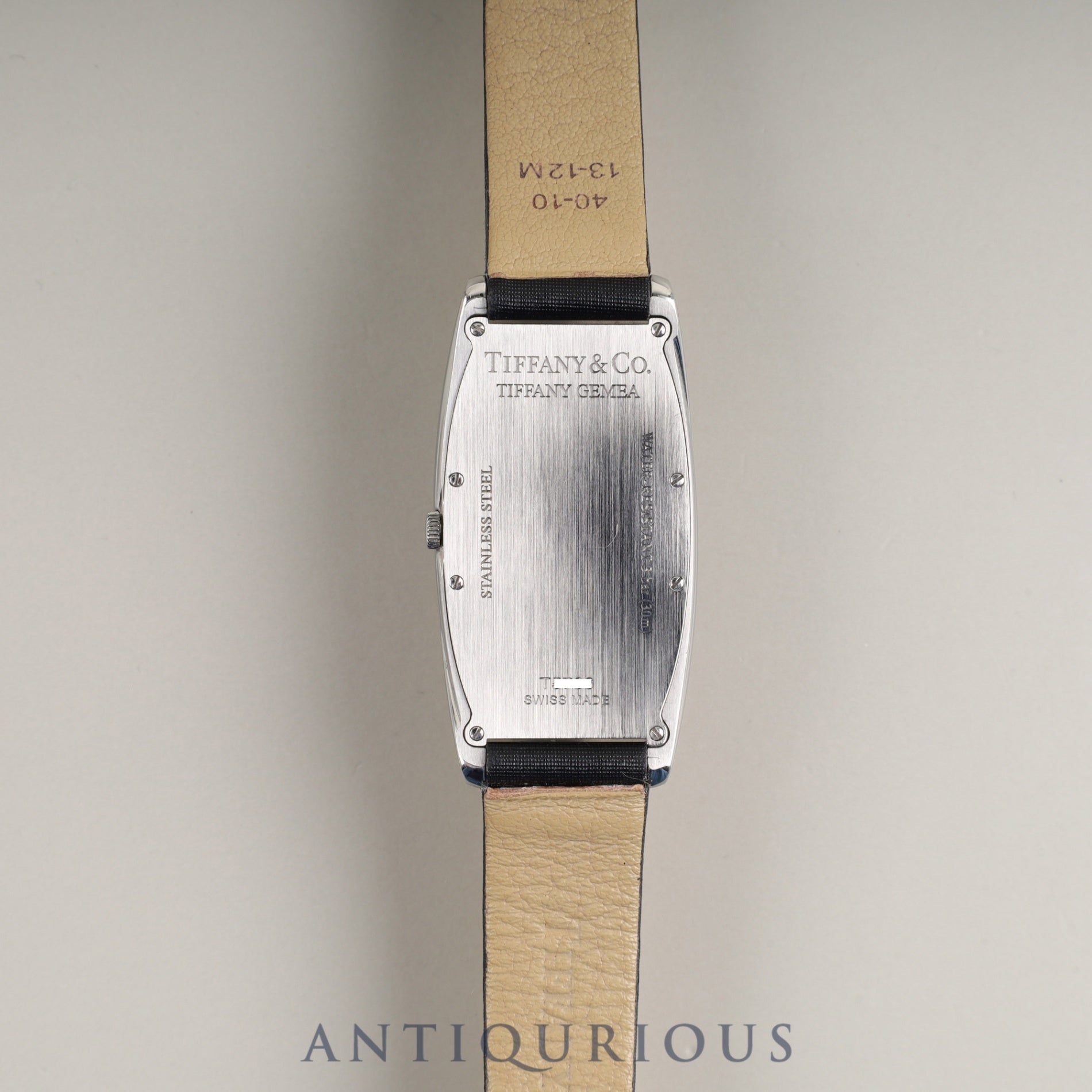 ティファニー ジェメア Z6401.10.10A29A48A クォーツ Cal.976.001 SS 純正ベルト 純正尾錠(SS)ホワイト文字盤 オーバーホール済み