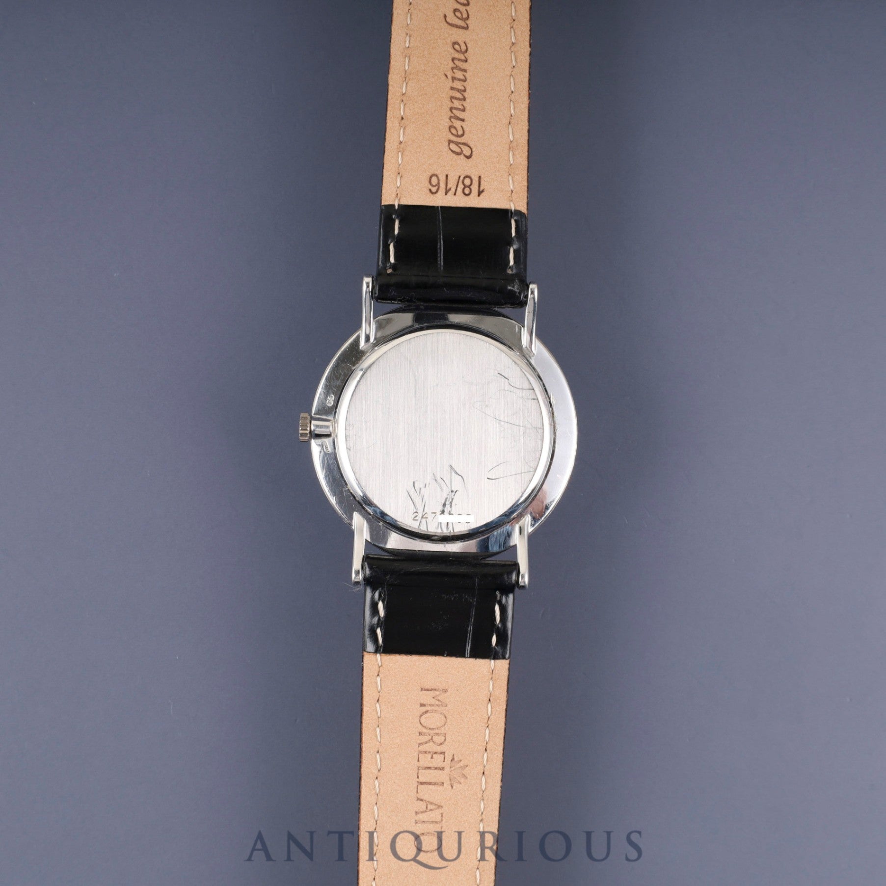 IWC ポートフィノ IW200807 手巻き 750 革 純正尾錠 (SS)ホワイト文字盤 オーバーホール済み アイダブリュシー