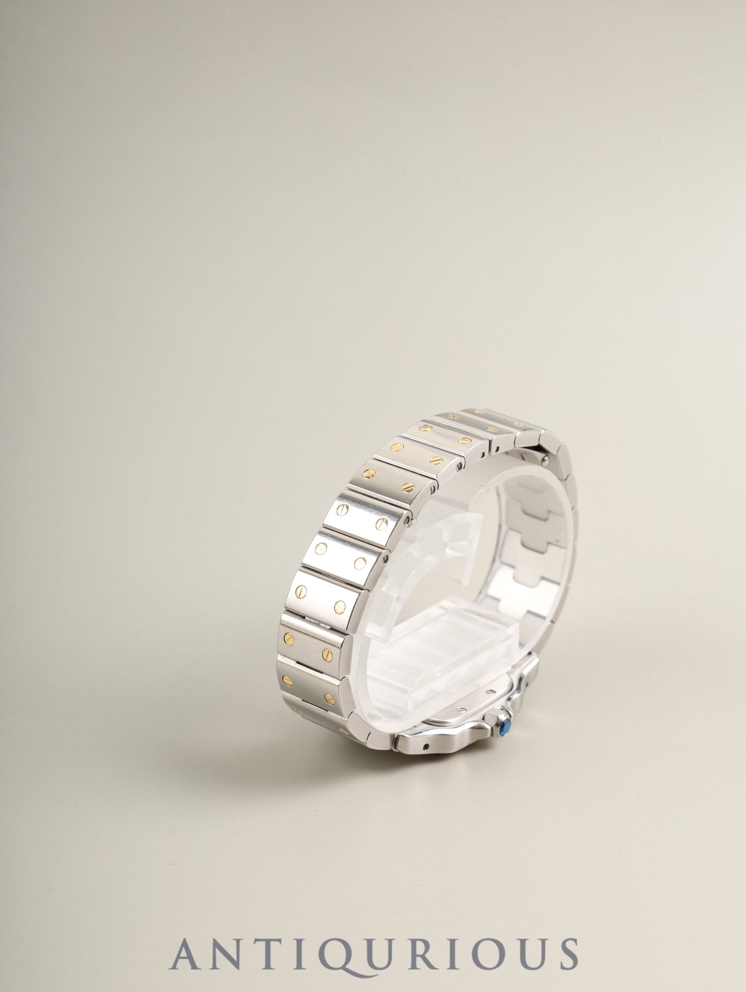 Cartier Santos Galbee SM W20012C4 / 1567 Quartz Cal.157 SS/YG SS/YG White Roman Dial (SWISS MADE) Warranty (2001) Overhauled
