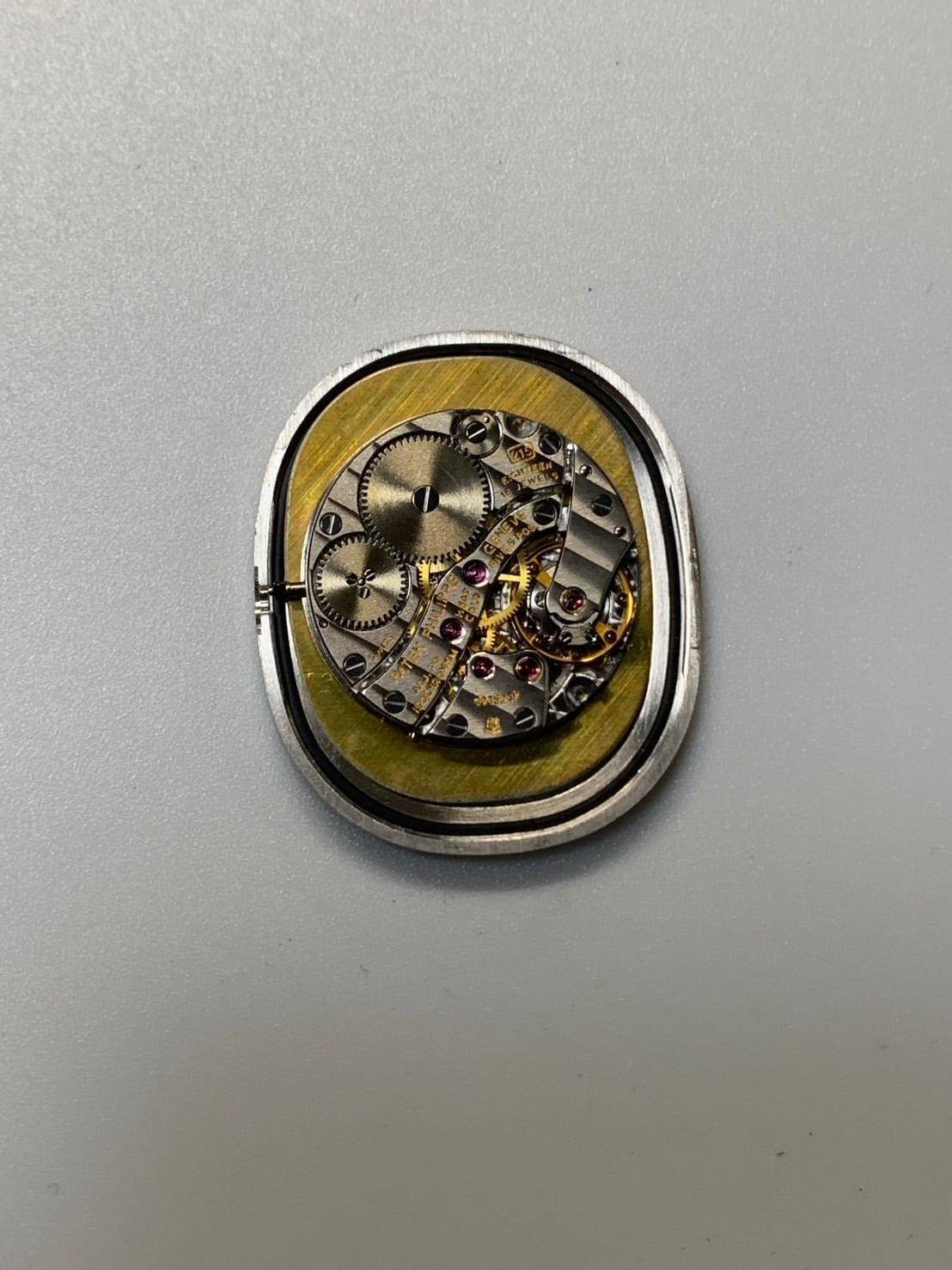Patek Philippe Golden Ellipse 3989 Manual winding Cal.215 750WG Original leather strap Original pin buckle (750WG) White Roman dial Box Overhauled