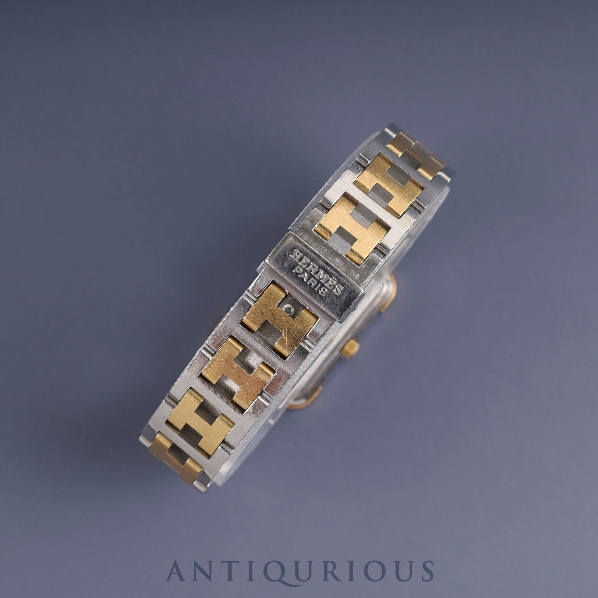 Hermes Cloajour CR1.220 Quartz Cal.976.001 SS/GP SS/GP Gold Dial Overhauled