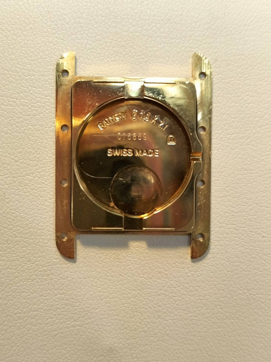 カルティエ マストタンク GM(XL) 2413 クォーツ Cal.687 SV925 革 純正Dバックル(GP) アイボリーローマン文字盤 箱 保証書(2005年) オーバーホール済み