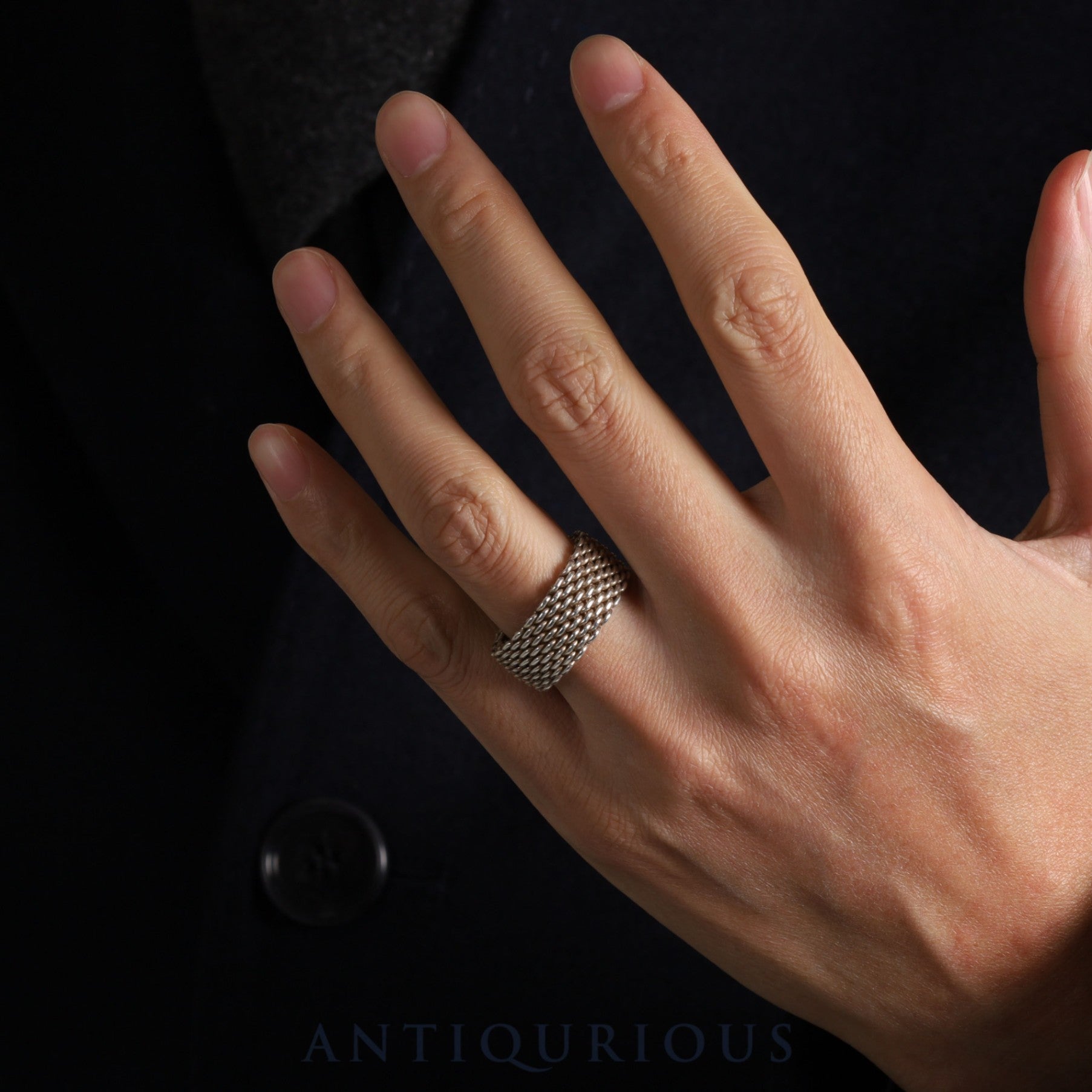 Tiffany ring Somerset SV925 size 16.5 with bag