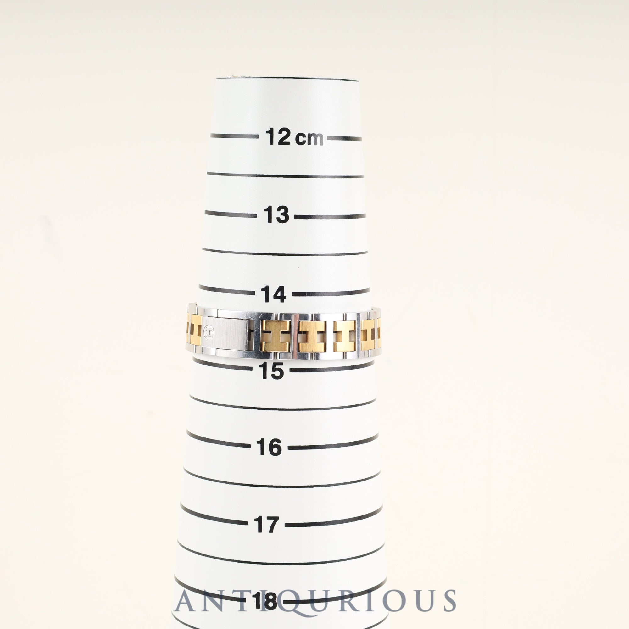 エルメス クロアジュール CR1.240 クォーツ Cal.976.001 SS/GP SS/GP ホワイト文字盤 オーバーホール済み