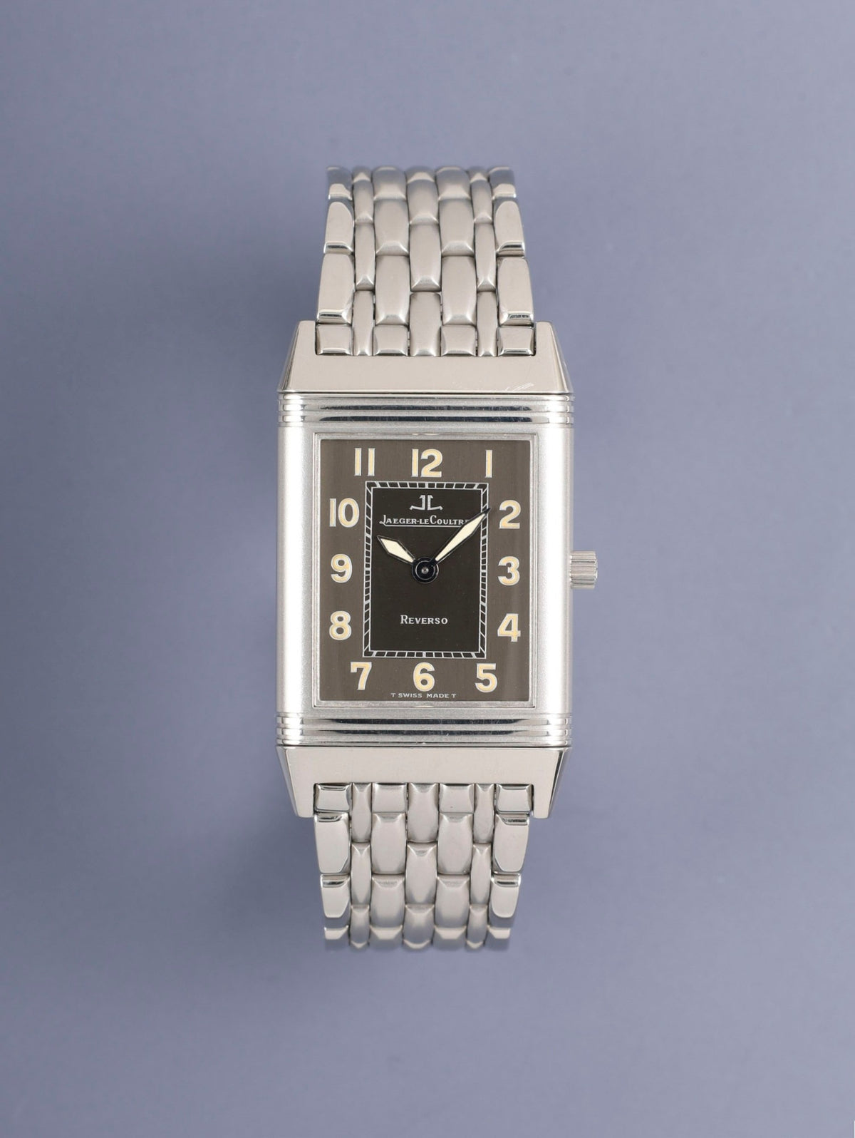 ジャガー・ルクルト レベルソ クラシック シャドウ 251.8.86 手巻き Cal.846-1 SS SS グレーアラビア文字盤(T SWISS MADE T表記) 23×38mm 1990年代前半〜後半 オーバーホール済み