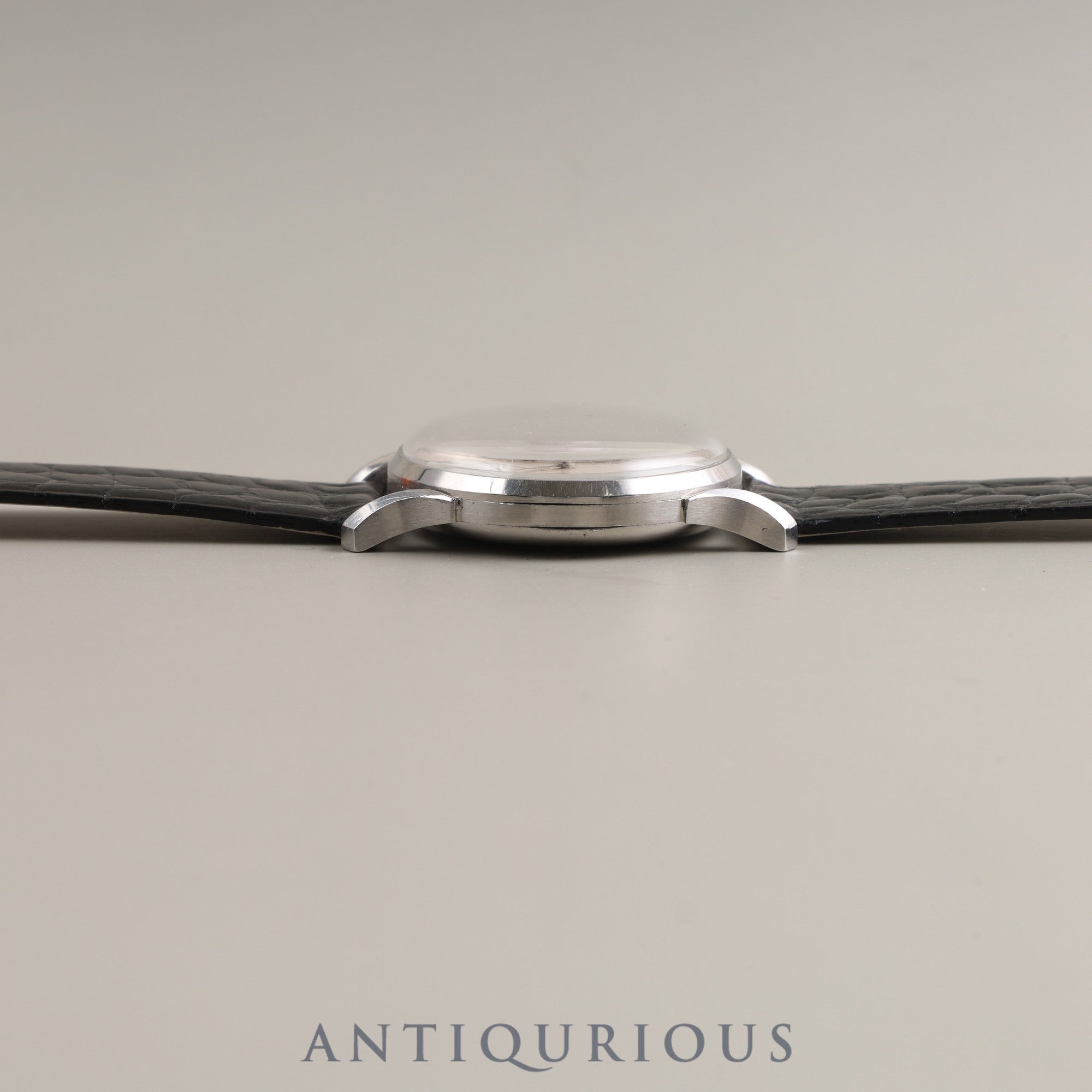 IWC Old Inter Manual Winding Cal.89 SS Leather Genuine Buckle (SS) Silver Dial 2024/6/13 Overhauled IWC