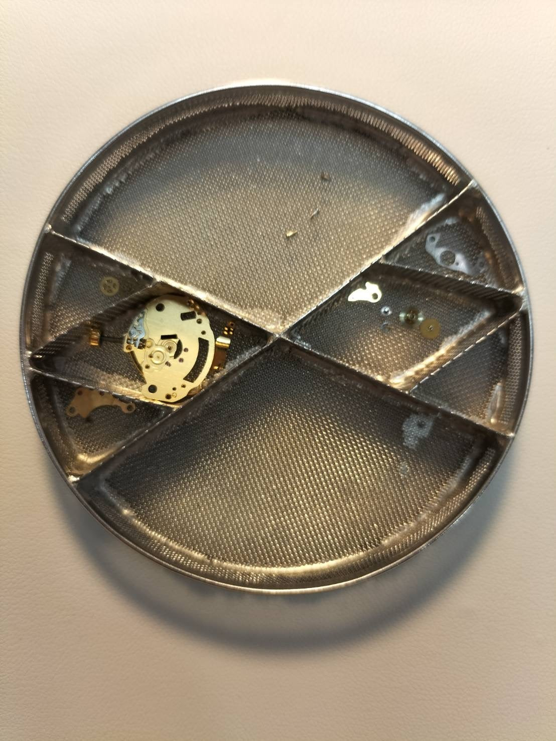 Hermes Rally RA1.240 Quartz Cal.976.001 SS/GP SS/GP White Dial Overhauled