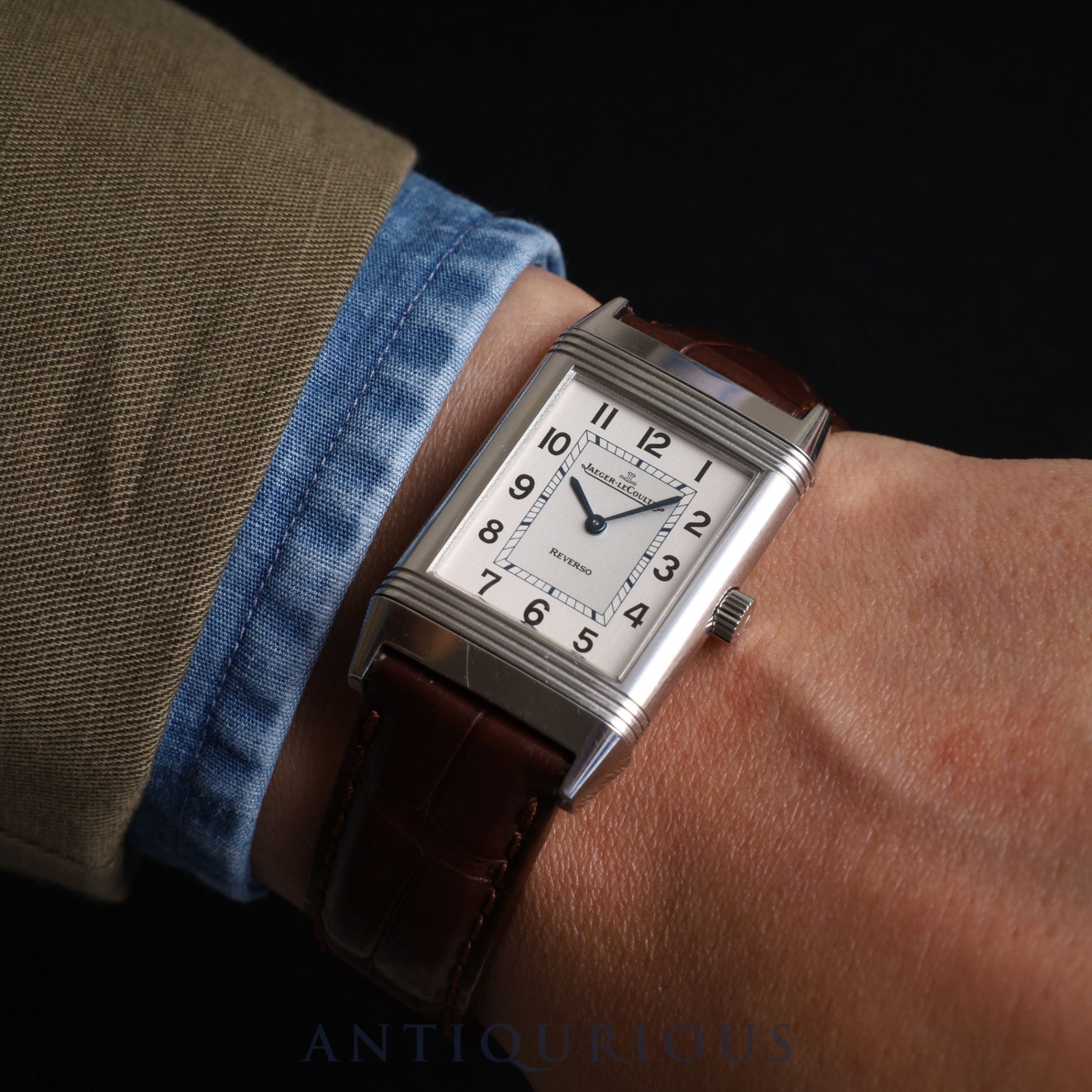 Jaeger-LeCoultre Reverso Classic Q2508412 / 252.8.86 Manual winding Cal.846/1 SS Genuine leather strap Genuine buckle (SS) Silver dial Box Booklet Warranty card (2015) Cloth Genuine replacement strap Overhauled