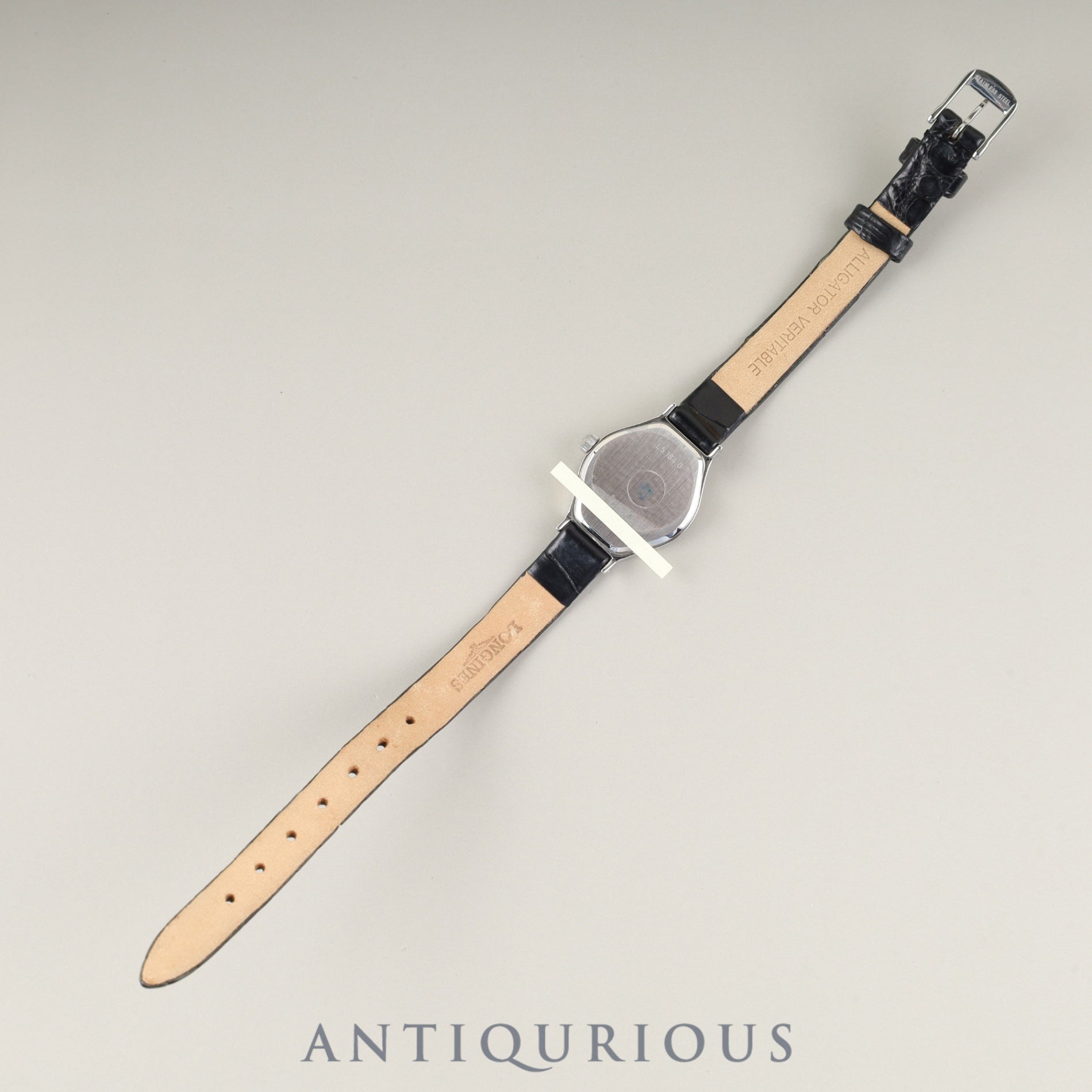 ロンジン ラ ヴィソント L5.184.0 クォーツ Cal. L963.2 SS 純正革ベルト 純正尾錠(SS)ホワイトアラビア文字盤 オーバーホール済み