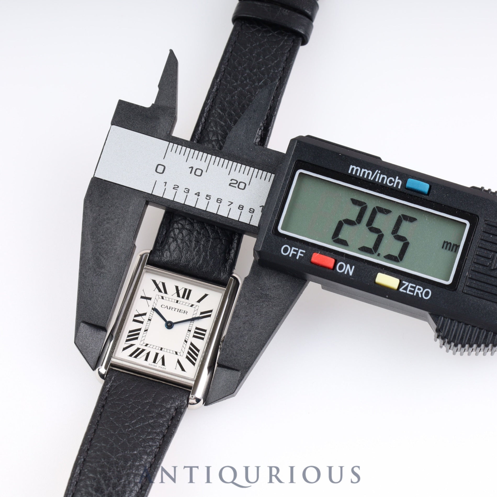 カルティエ タンクマスト LM QZ WSTA0041 / 4323 SS 革 純正ベルト 純正尾錠 シルバー文字盤 箱 保証書(2022年)