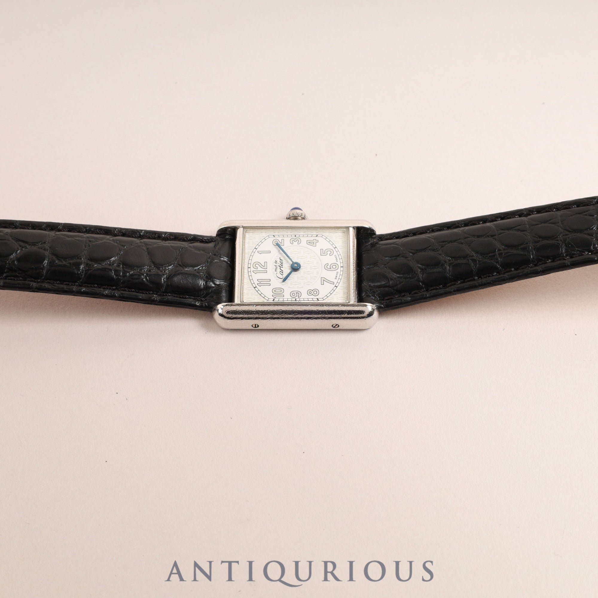 Cartier Must Tank MM QZ Telephone Dial Face