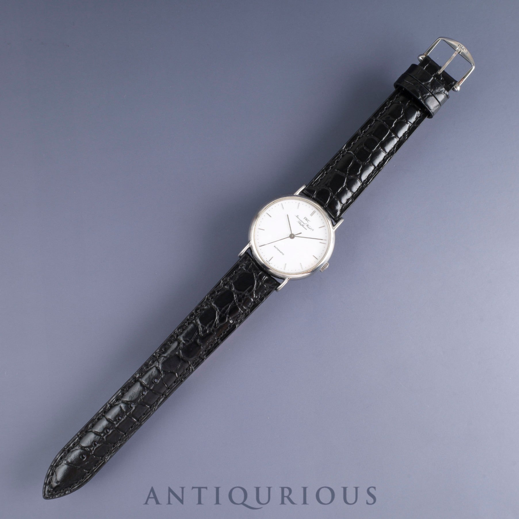 IWC Portofino IW351403 Automatic Cal.37521 SS Leather Genuine Buckle (SS) White Dial Overhauled IWC