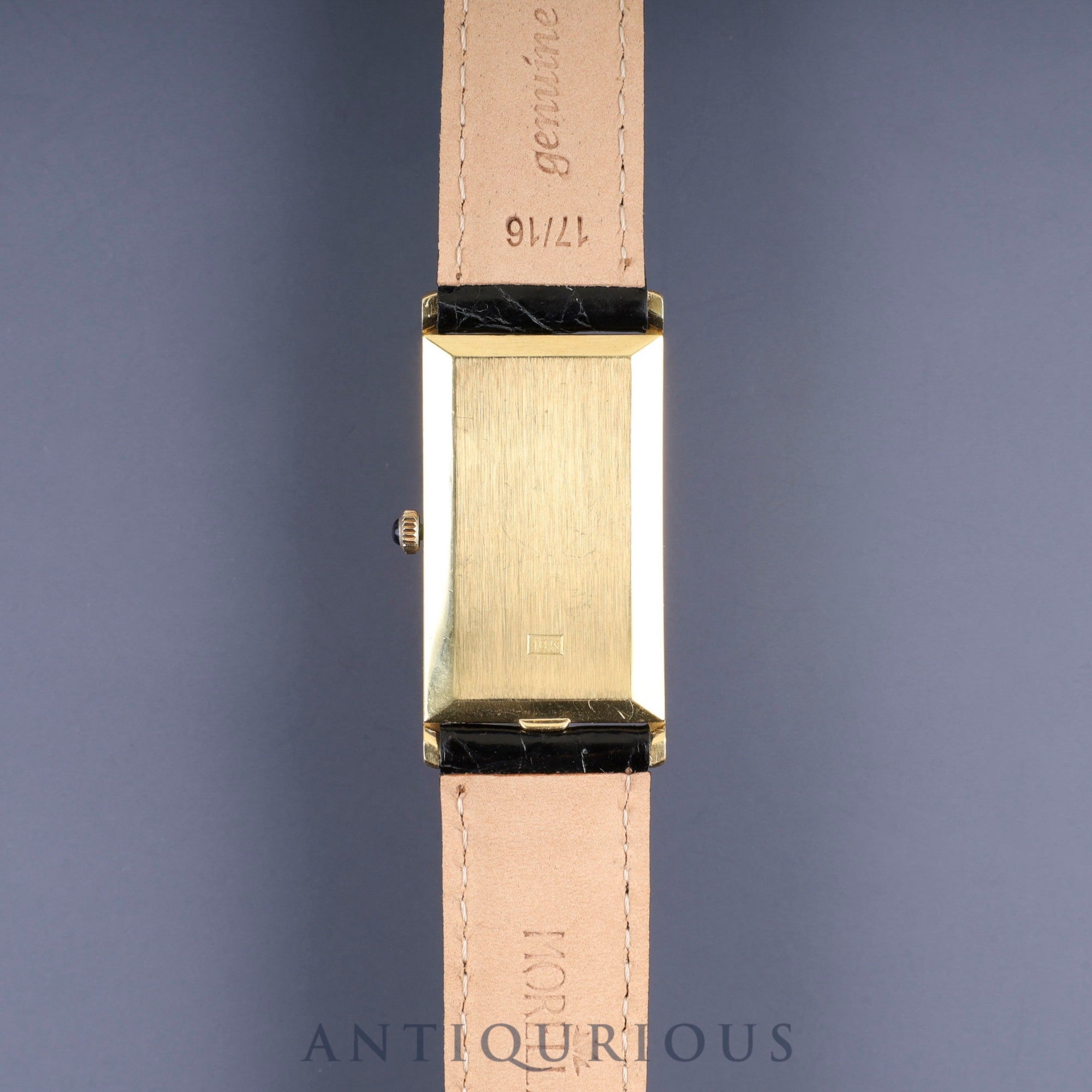 ティファニー クラシック カーブド タンク クォーツ Cal.7978.002 18K 革 純正尾錠(GP) ホワイト文字盤 オーバーホール済み