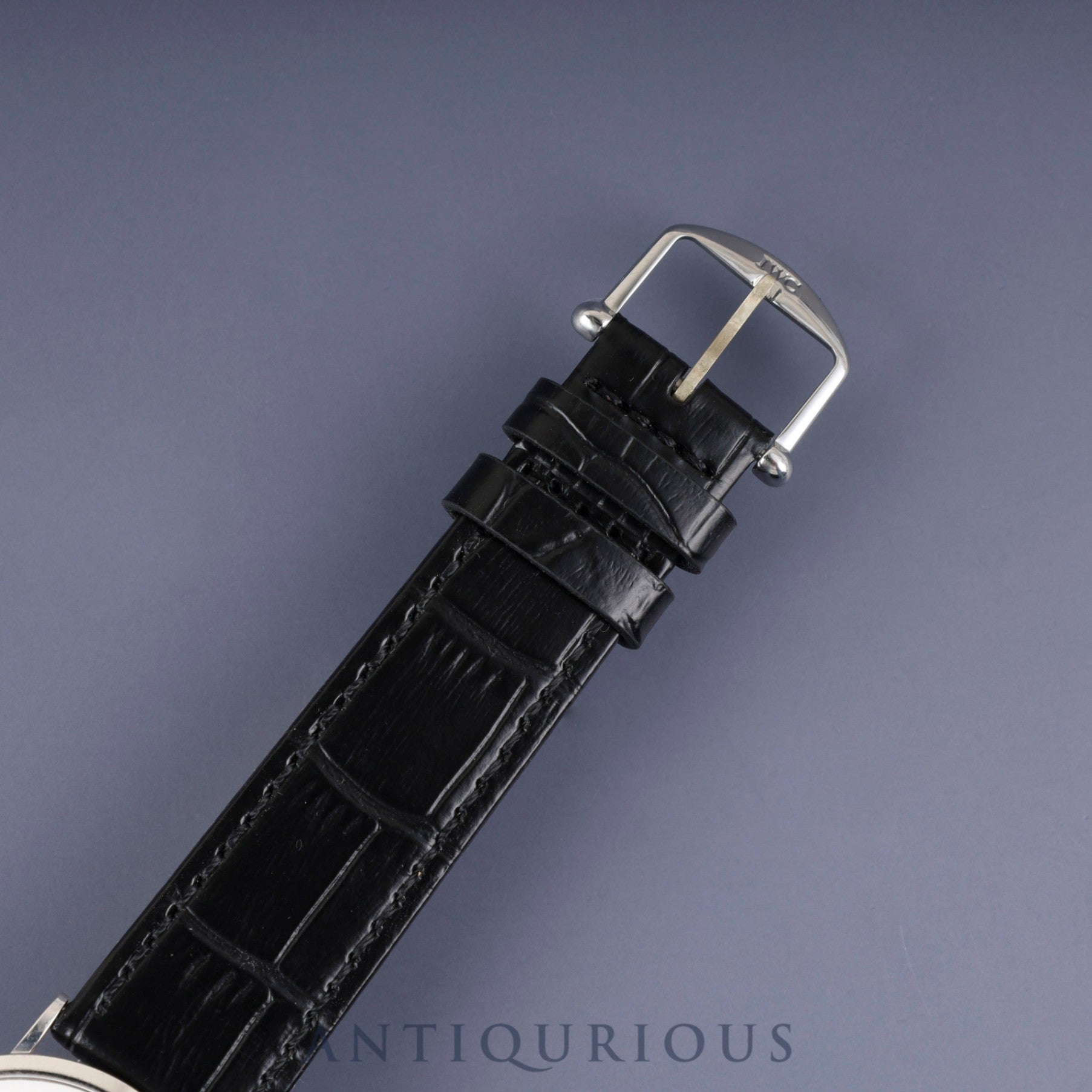 IWC ポートフィノ IW200807 手巻き 750 革 純正尾錠 (SS)ホワイト文字盤 オーバーホール済み アイダブリュシー