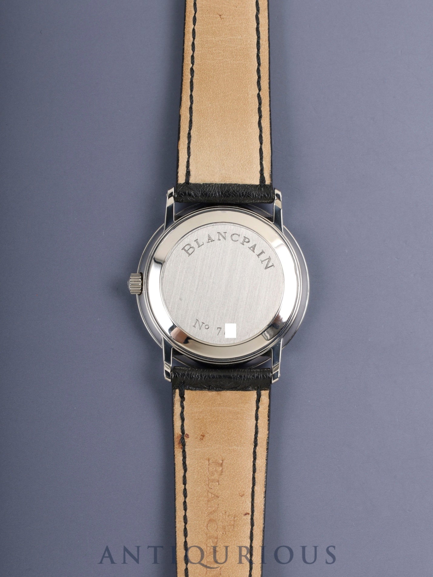 ブランパン ヴィルレ ウルトラスリム 自動巻き Cal.1195 SS 純正革ベルト 純正ピンバックル(SS)ホワイトローマン文字盤 オーバーホール済み