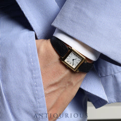 Chopard Classic Square 127366 Quartz Cal.976.001 750 Camille Fornet leather strap Genuine buckle (GP) White Roman dial Box Certificate of origin (2015) Booklet Overhauled