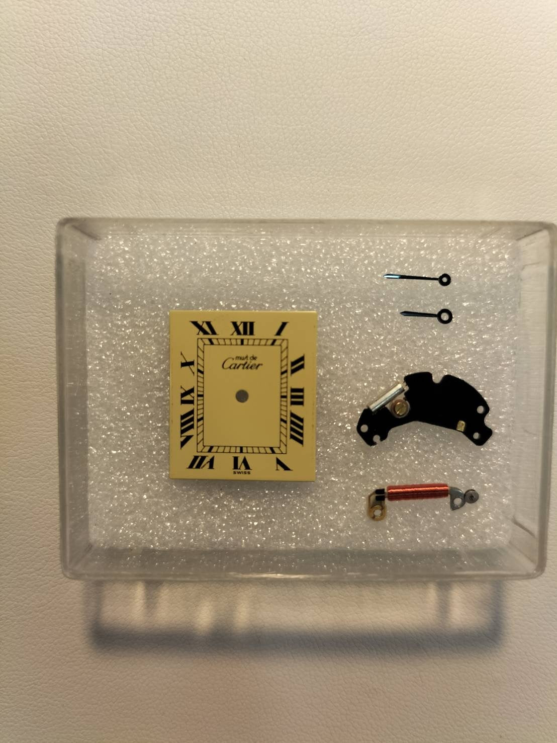 カルティエ マストタンク LM 6 81006 クォーツ Cal.81 925 革 純正尾錠(GP)アイボリーローマン文字盤 オーバーホール済み 新品仕上げ済み