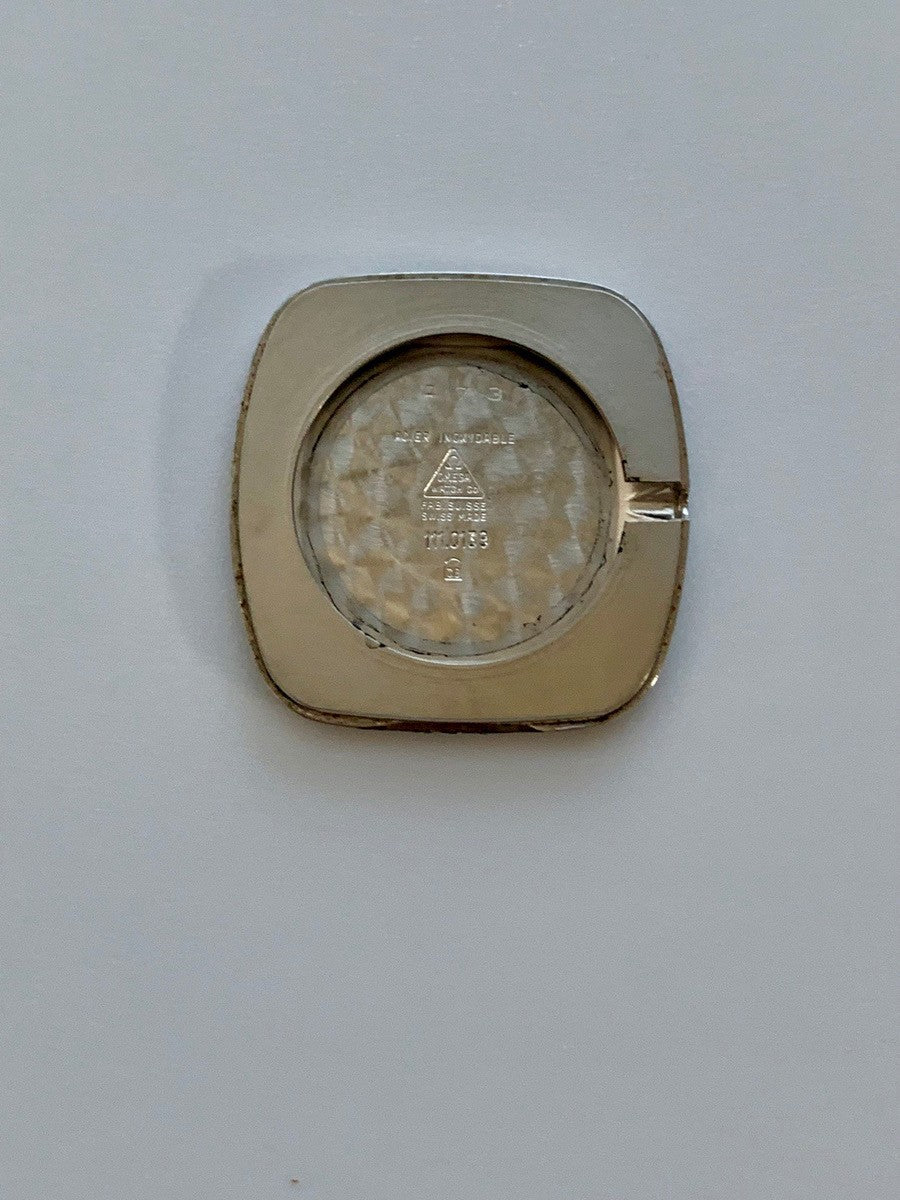 オメガ デ・ヴィル 111.0139 手巻き Cal.625 SS 革 純正尾錠(SS)シルバー文字盤 箱 オーバーホール済み