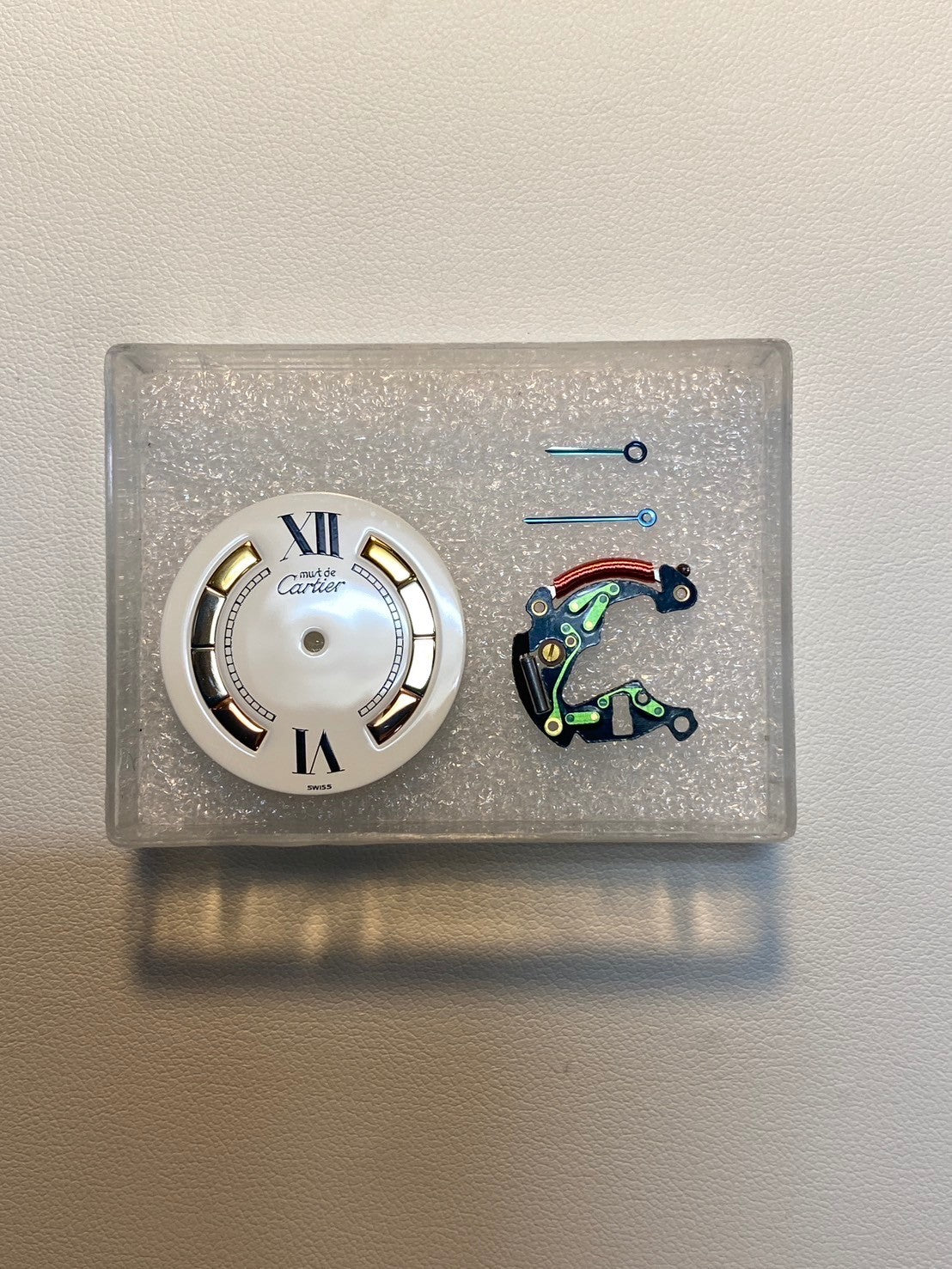 カルティエ マスト ヴァンドーム VLC LM W1006454 / 590003 クォーツ Cal.90 SV925 革 純正尾錠(GP)トリニティ文字盤 オーバーホール済み