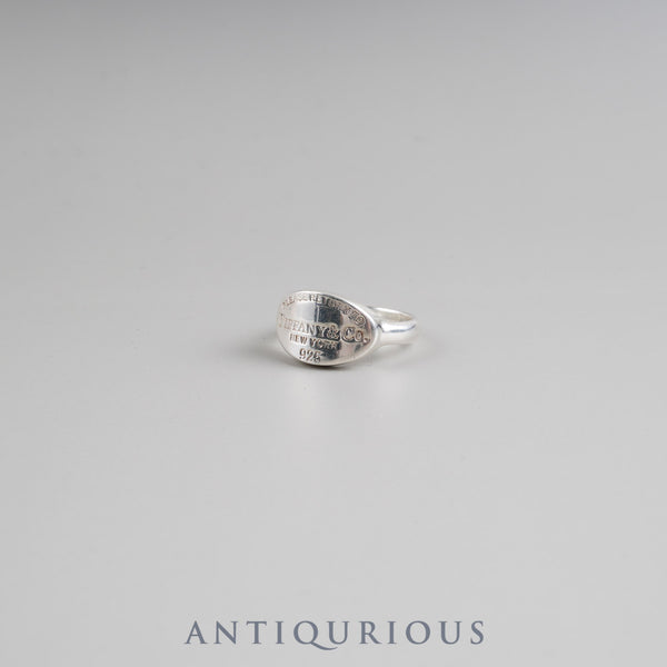 Tiffany Ring Return to Tiffany Oval SV925 Size 9.5