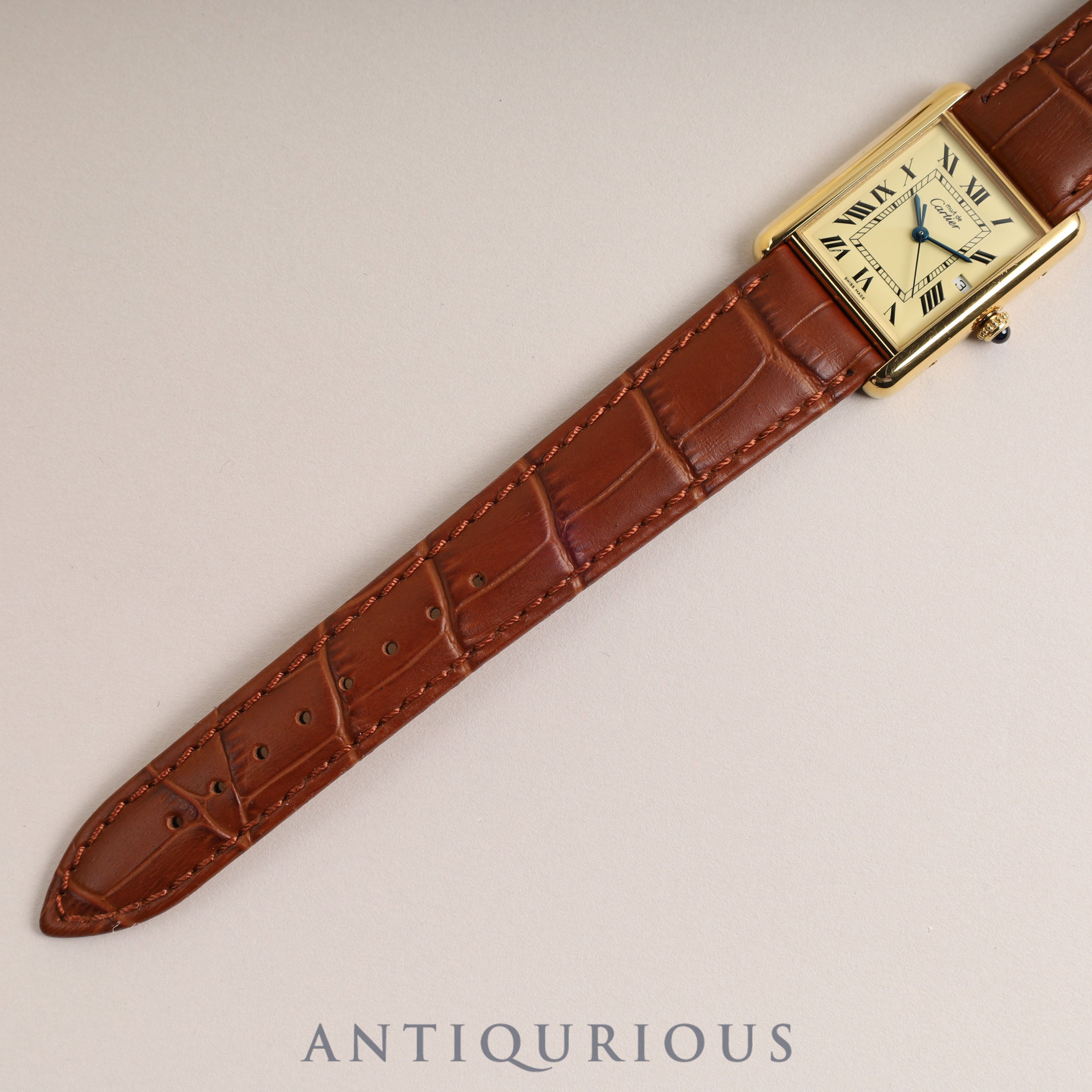 カルティエ マストタンク GM(XL) デイト QZ コンプリートサービス(フルメンテナンス)済み