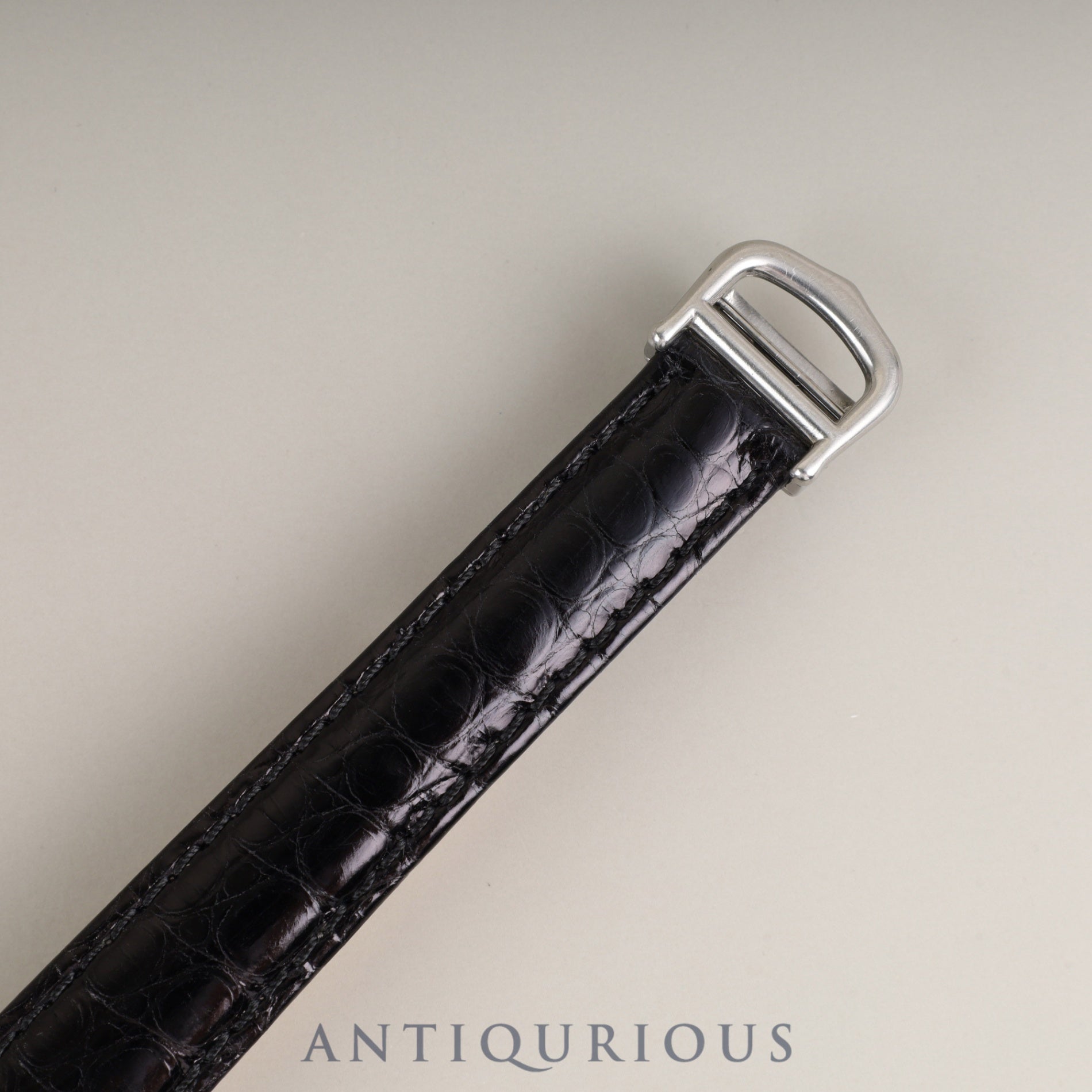 Cartier Must Tank MM W1014054 / 2416 Quartz Caliber 057 SV925 Leather Strap with Genuine D-Clasp (Stainless Steel) White Roman Dial (SWISS MADE) Overhauled