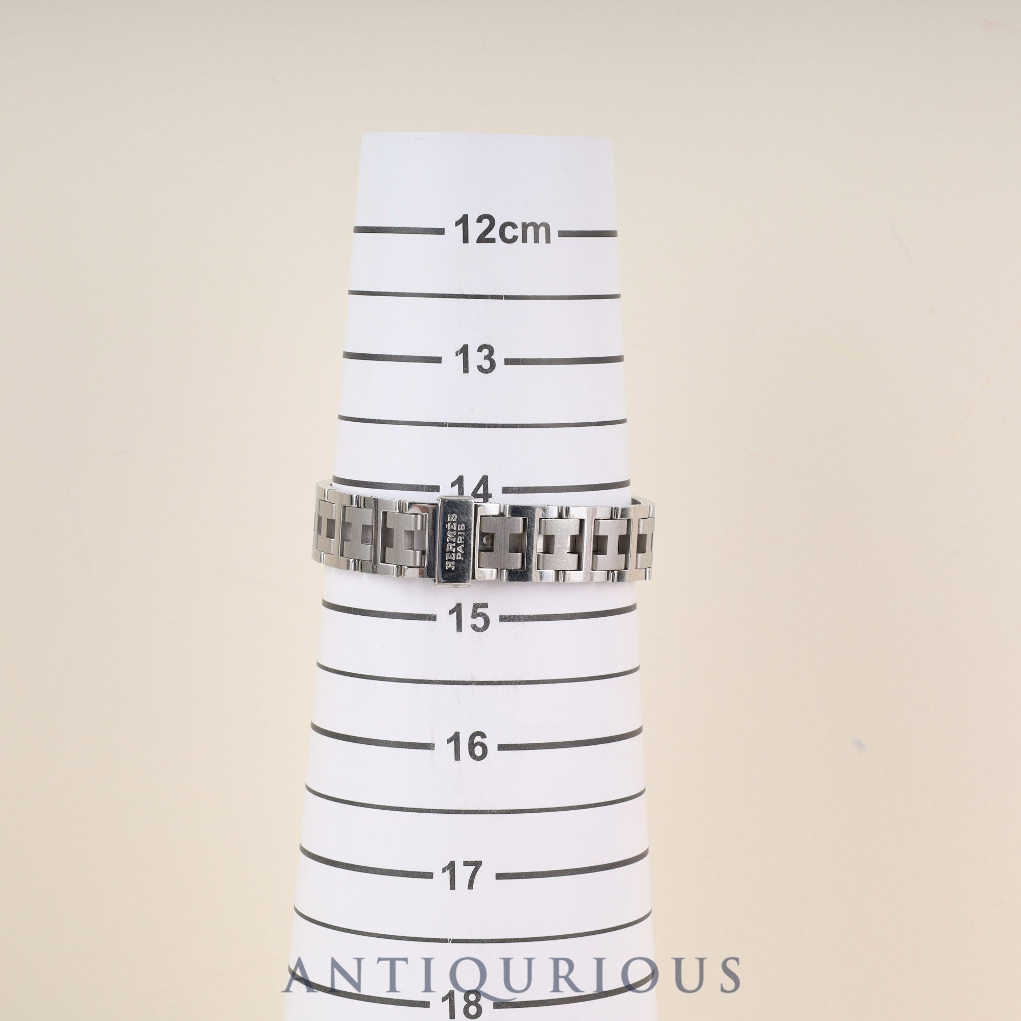 エルメス クリッパー CL4.210 クォーツ SS SS ブルー文字盤 箱 冊子 保証書 オーバーホール済み