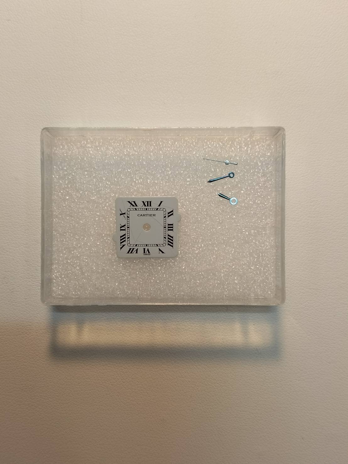 Cartier Santos Carrée SM AC14.30gr OR 0.750 2.80gr / 0902 Automatic SS/YG White Roman Dial Warranty (1988) Overhauled
