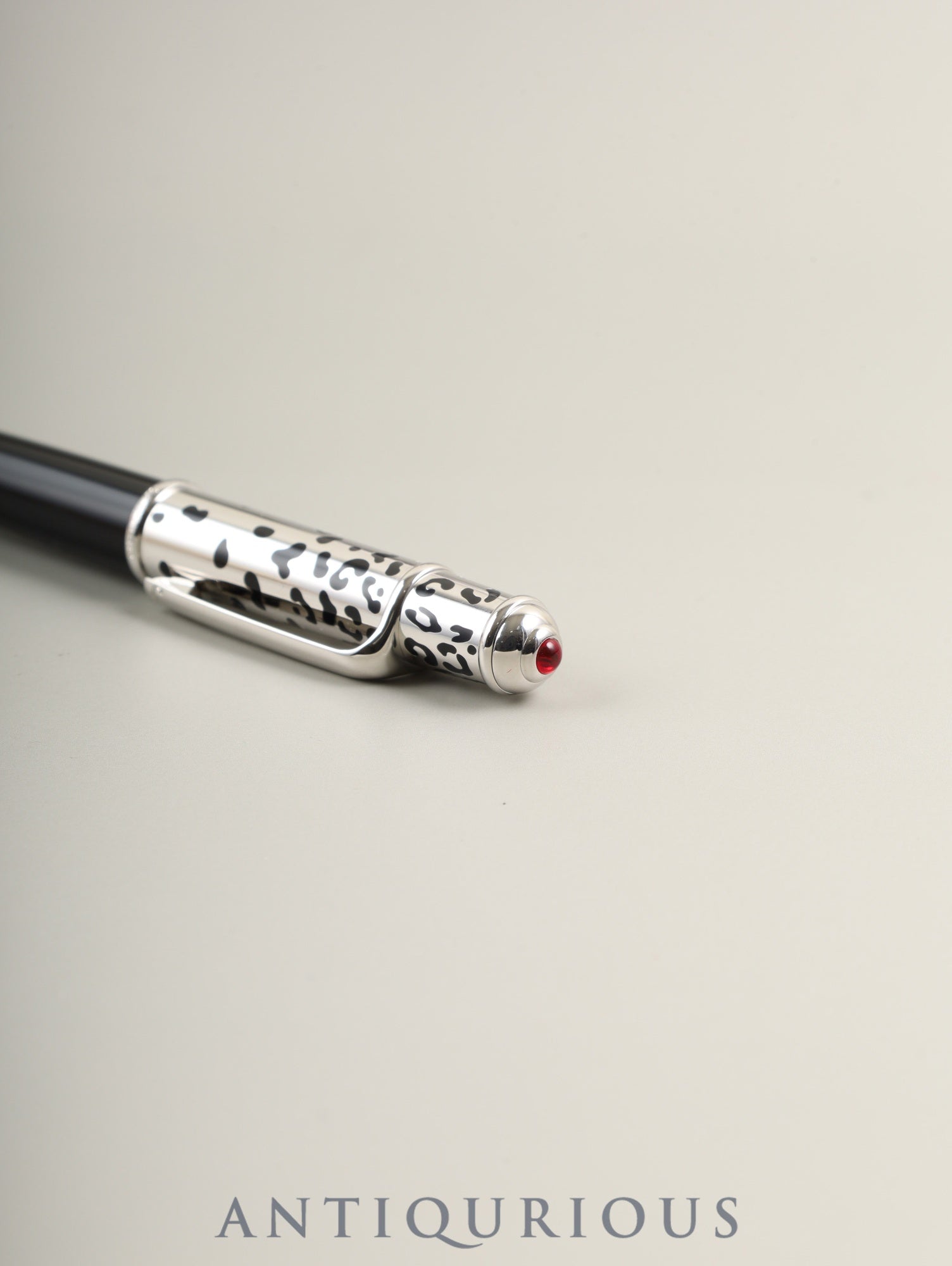 Cartier Panthère Ballpoint Pen ST180075 Stainless Steel with Box, Warranty Card and Booklet