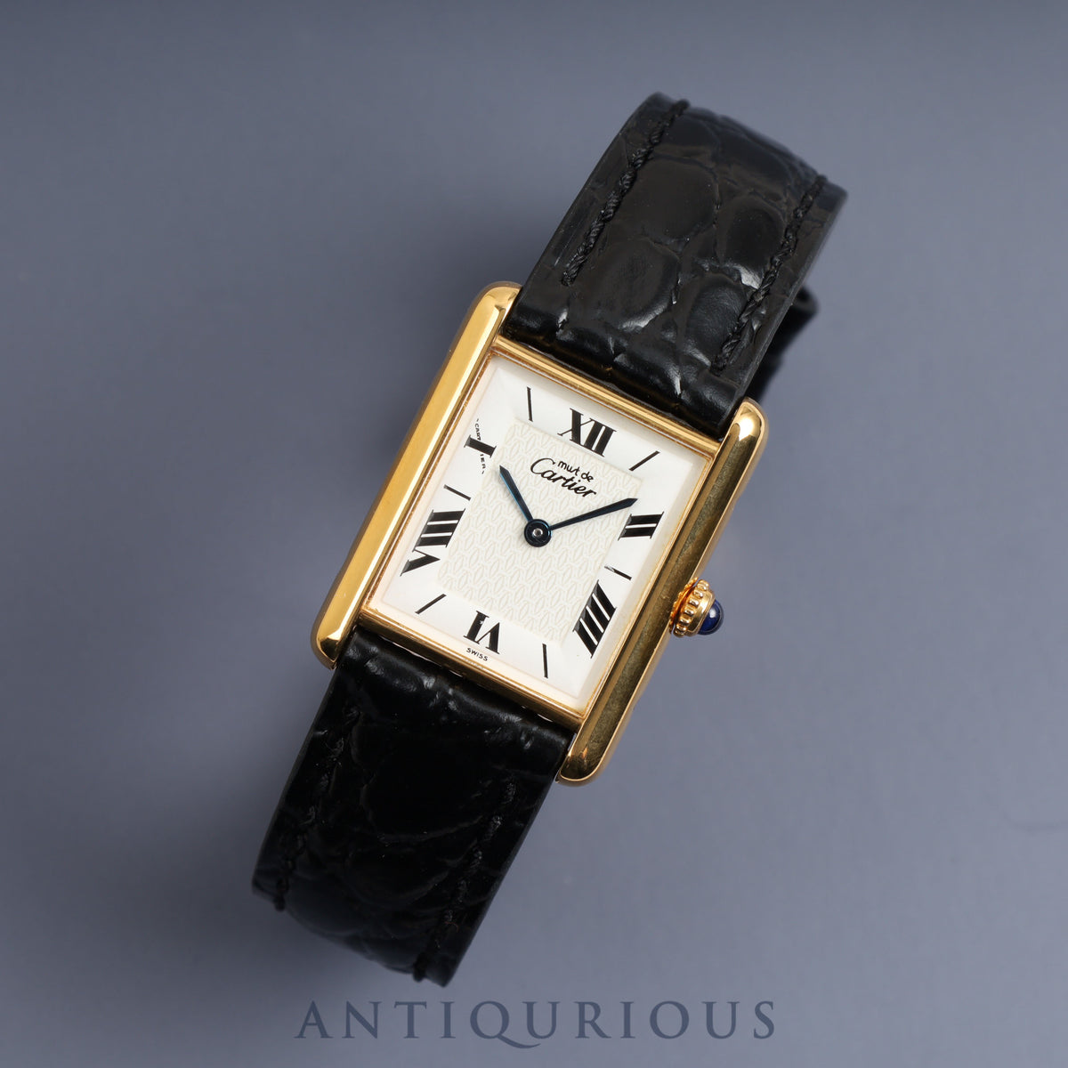 Cartier Must Tank LM QZ White Roman & 2C Dial