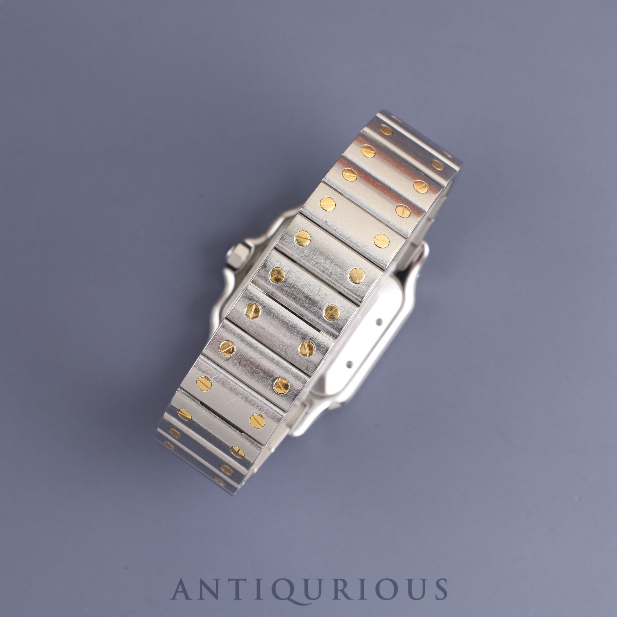 Cartier Santos Galbee LM W20058C4 / 2319 Automatic Cal.- SS / YG Guilloche Dial Overhauled