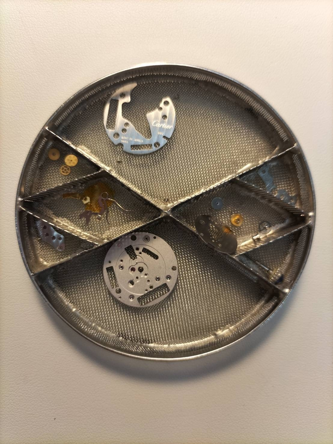 カルティエ マストタンク LM 690006 クォーツ Cal.690 SV925 革 純正尾錠(SS) ホワイトローマン文字盤 オーバーホール済み