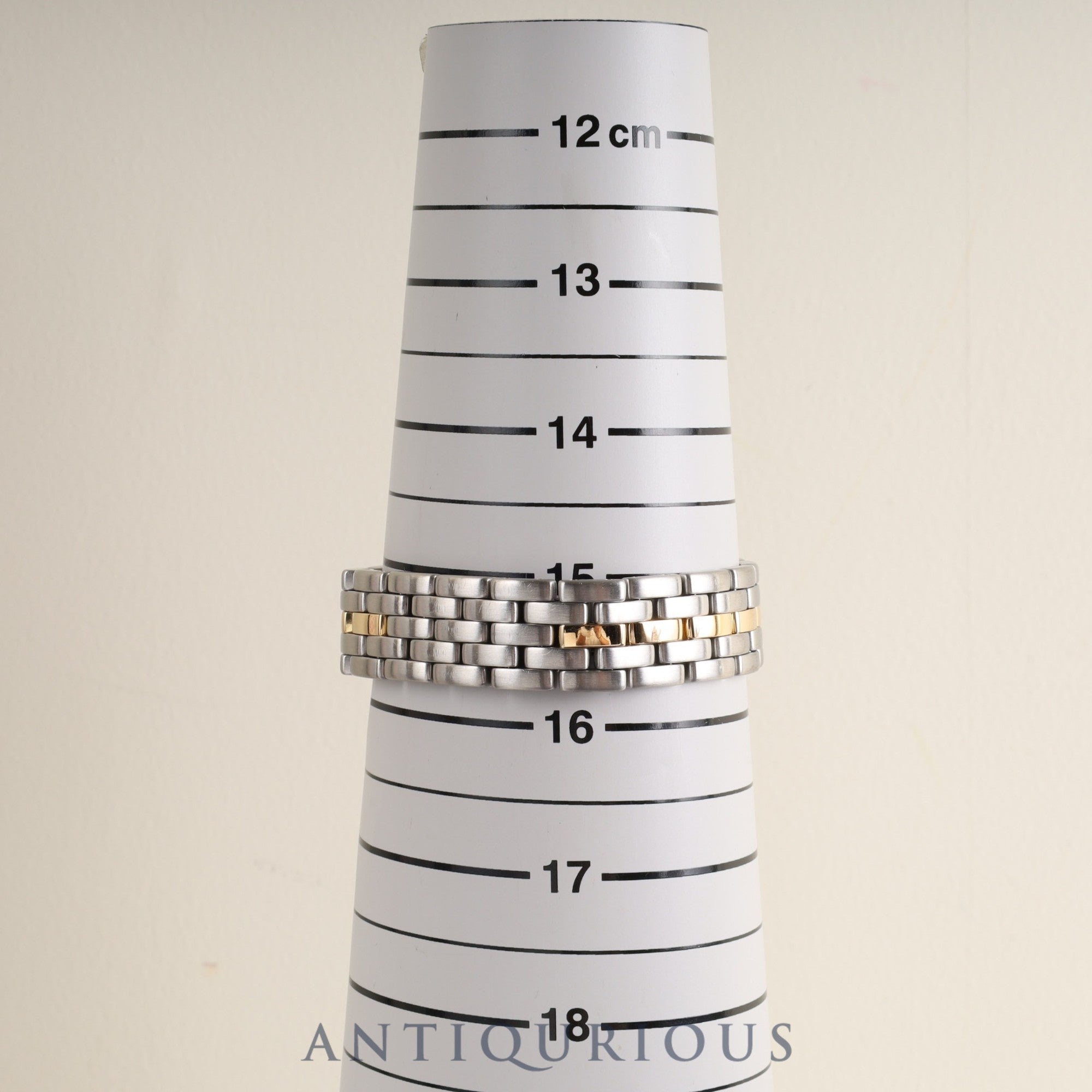 Cartier Panthere Vendome LM 183964 Quartz SS/YG 1 Row White Roman Dial Completely serviced at Cartier boutique