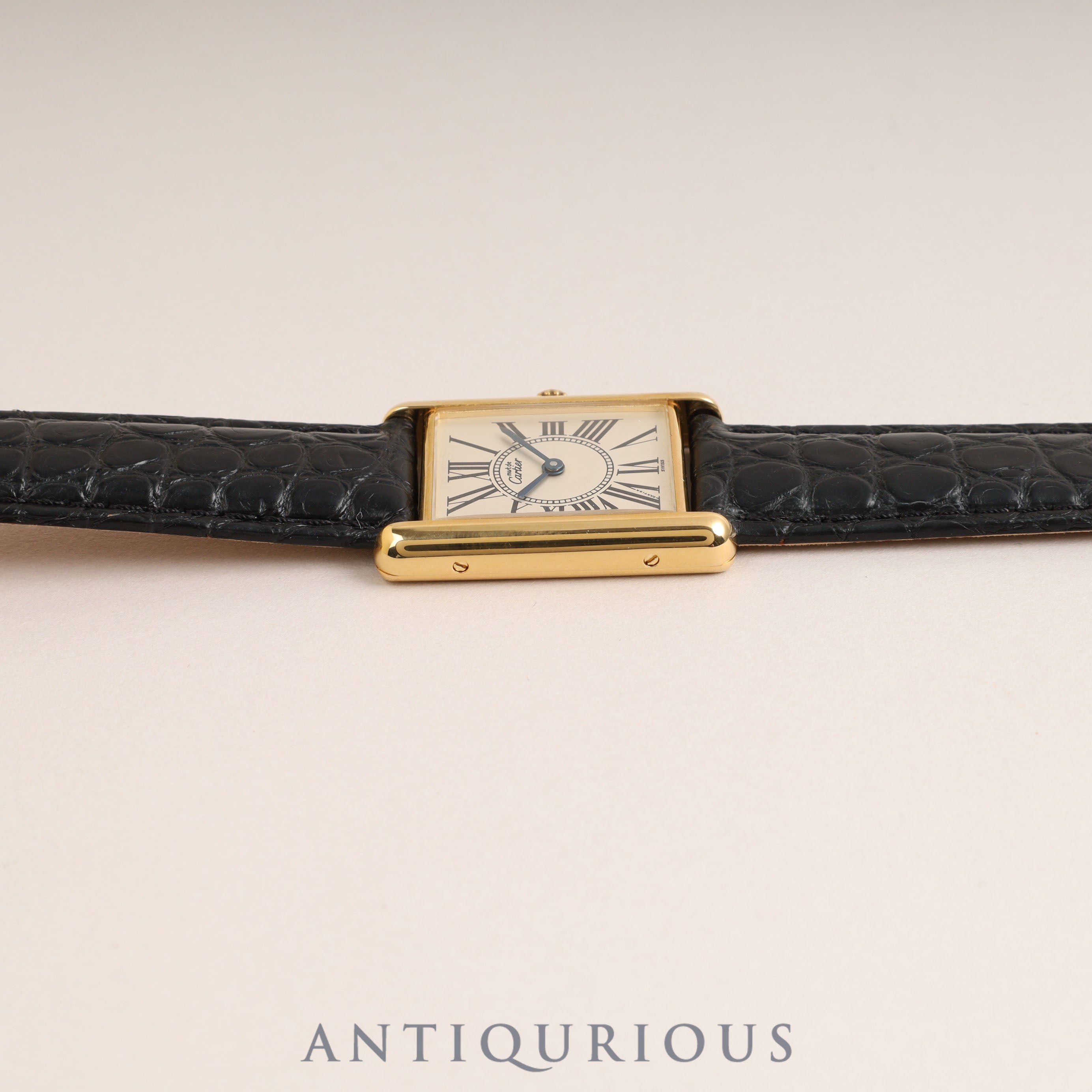 Cartier Must Tank LM QZ Opalan Dial 1615 Newly Finished