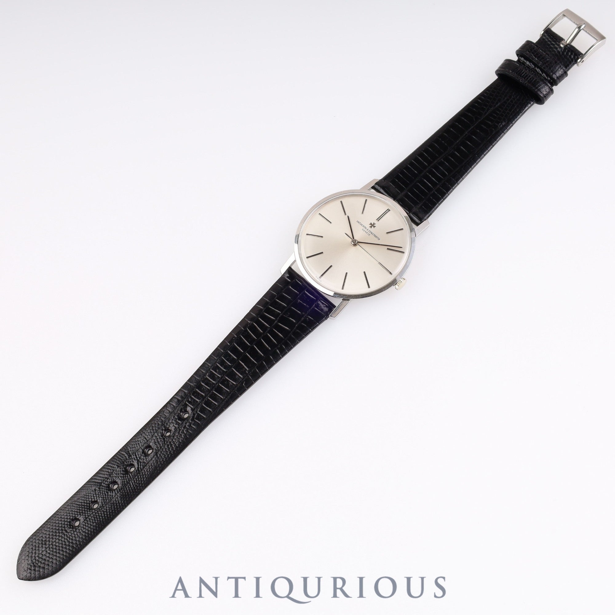 Vacheron Constantin Round 6563 Manual Winding Cal.K1002/2 SS Leather Silver Dial 35.0mm