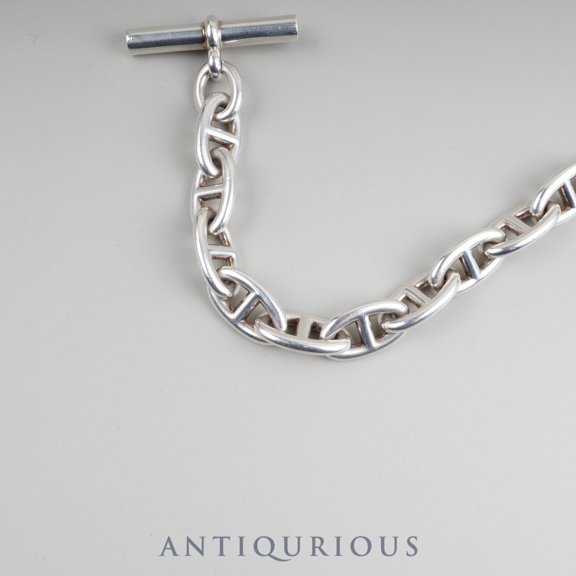 Hermes Bracelet Chaine d'Ancre GM 14 links SV925 23 years old