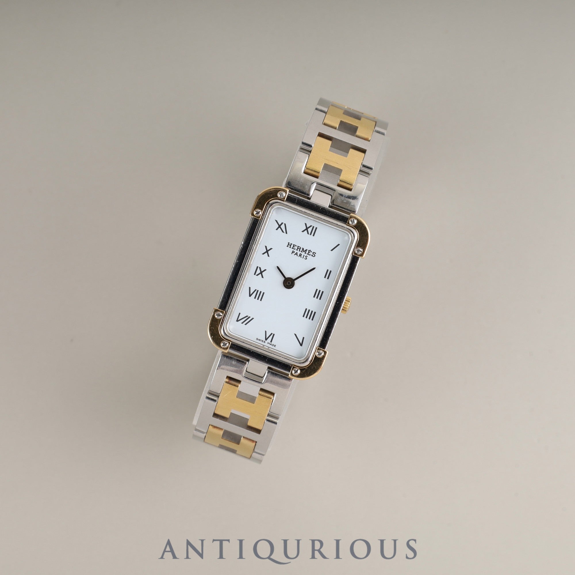 エルメス クロアジュール CR1.220 クォーツ Cal.976.001 SS/GP SS/GP  