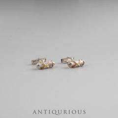 ティファニー カフリンクス シグネチャー コンビ SV925/750