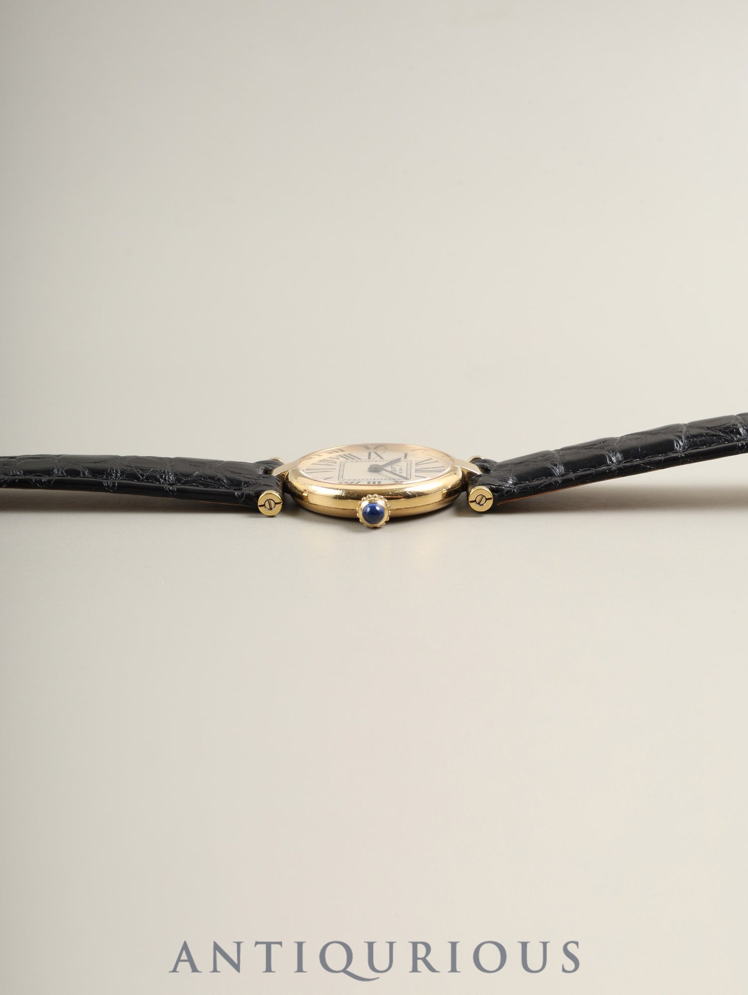 カルティエ マスト ヴァンドーム VLC SM W1005354 / 590004 クォーツ Cal.90 SV925 革 純正Dバックル(GP)オパラン文字盤 箱 冊子 保証書(1995年) オーバーホール済み