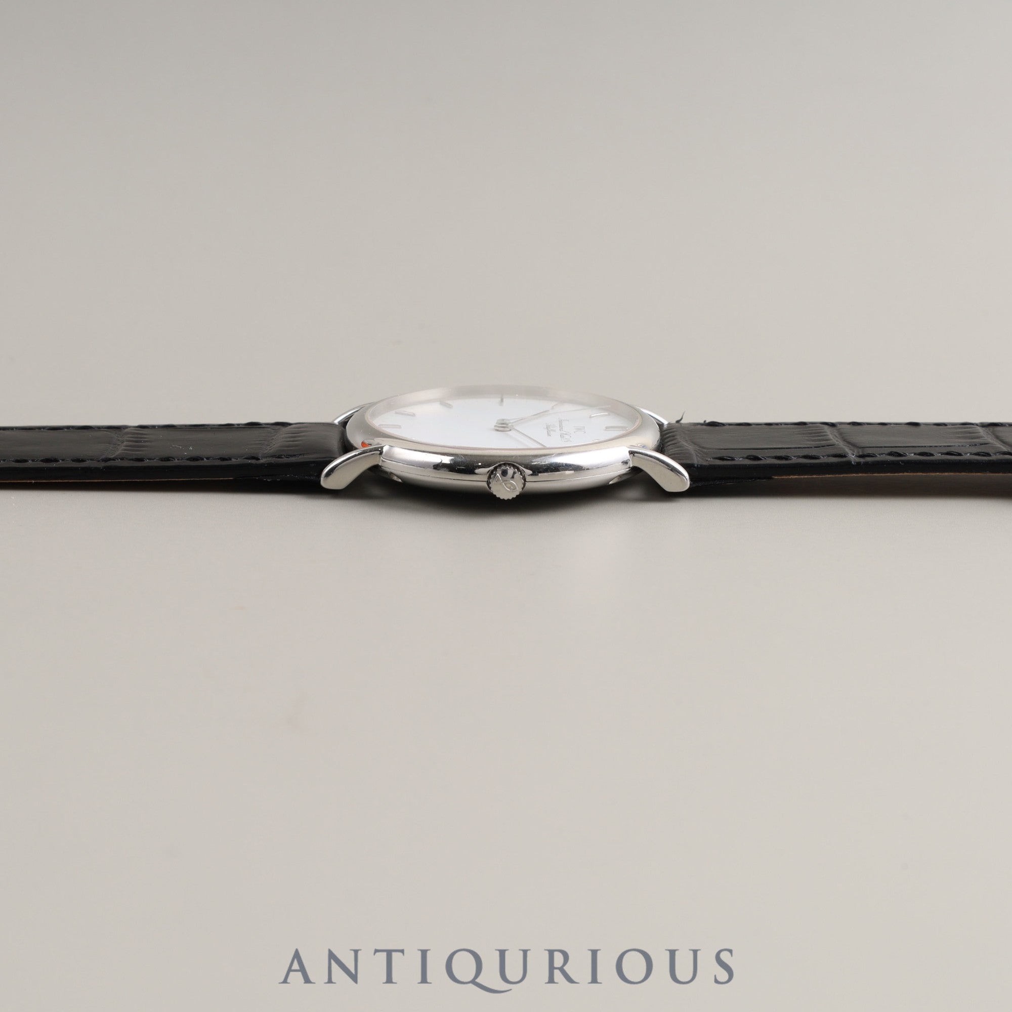 IWC Portofino IW333105 Quartz Cal.IW2210 SS Leather Genuine Buckle White Dial Overhauled IWC