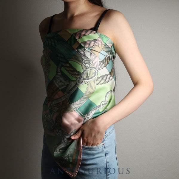 エルメス スカーフ カレ90 デッラ カヴァッレリア SILK100%