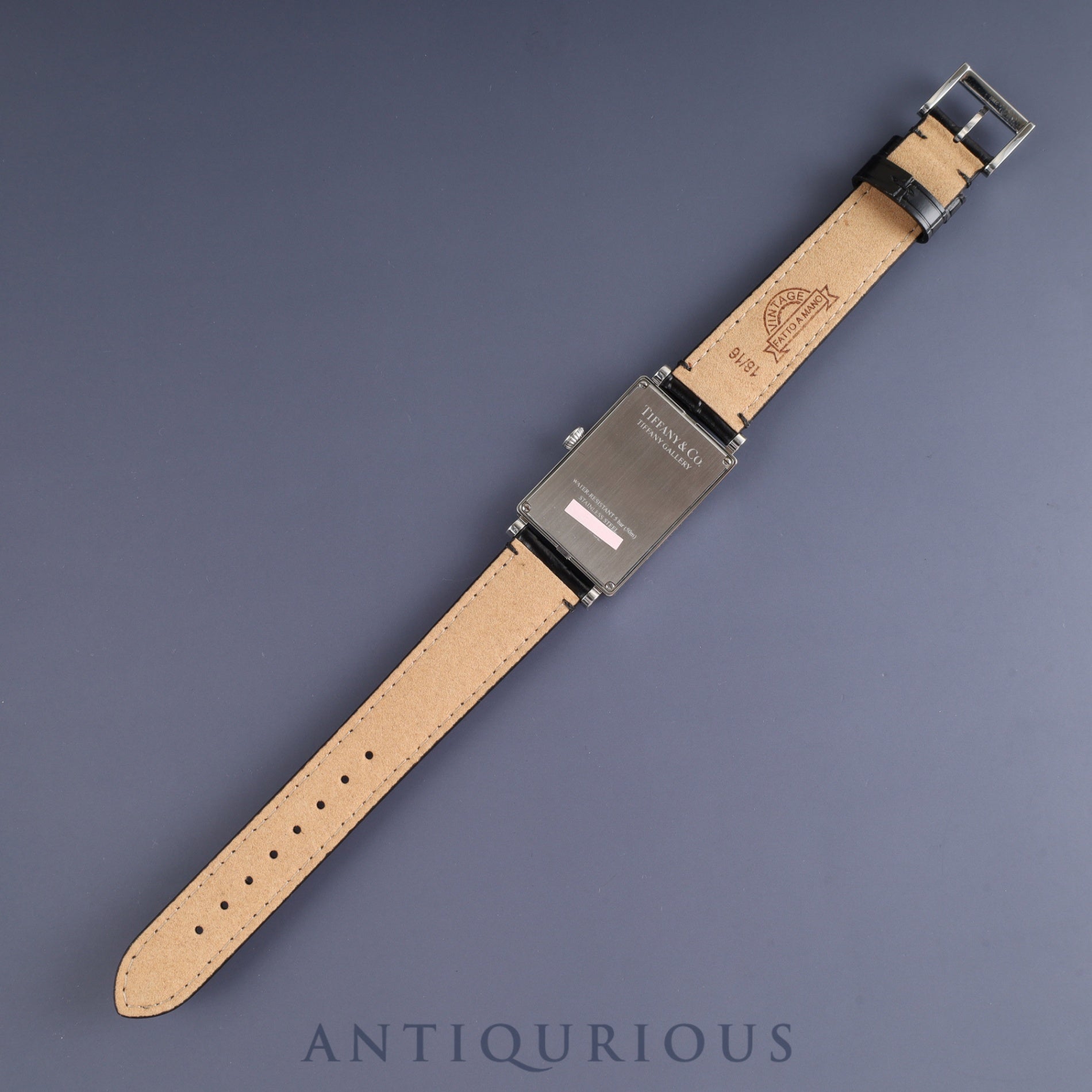 Tiffany Gallery Z3002.10.10A21A68A Quartz Cal.976.001 SS Leather Genuine Buckle (SS) Silver Dial Overhauled